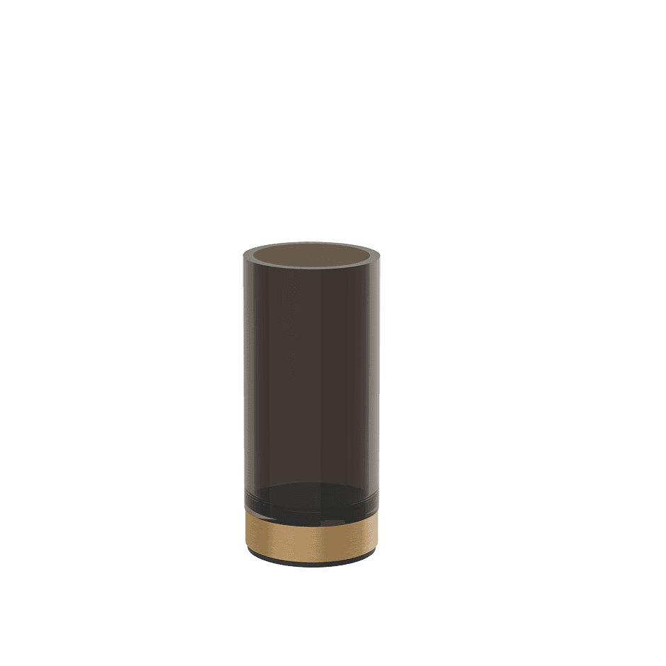 Gessi Tumbler Holder 74833 in Warm Bronze Br. Pvd