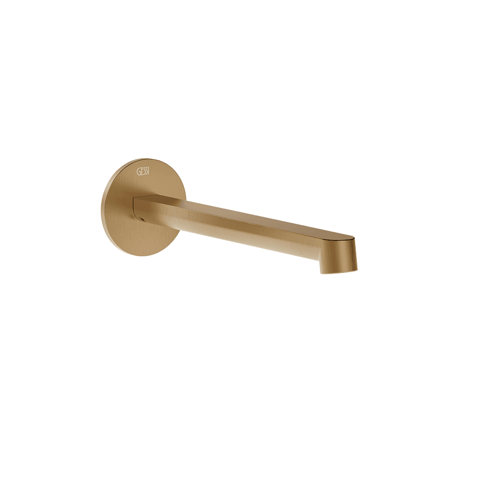 Gessi Basin Spout 76102 in Warm Bronze Br. Pvd