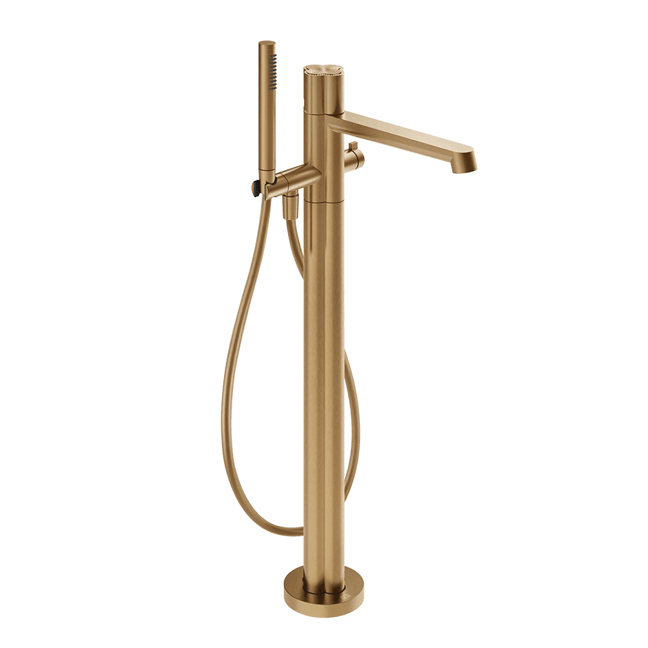 Gessi Bath Mixer 76328 in Warm Bronze Br. Pvd