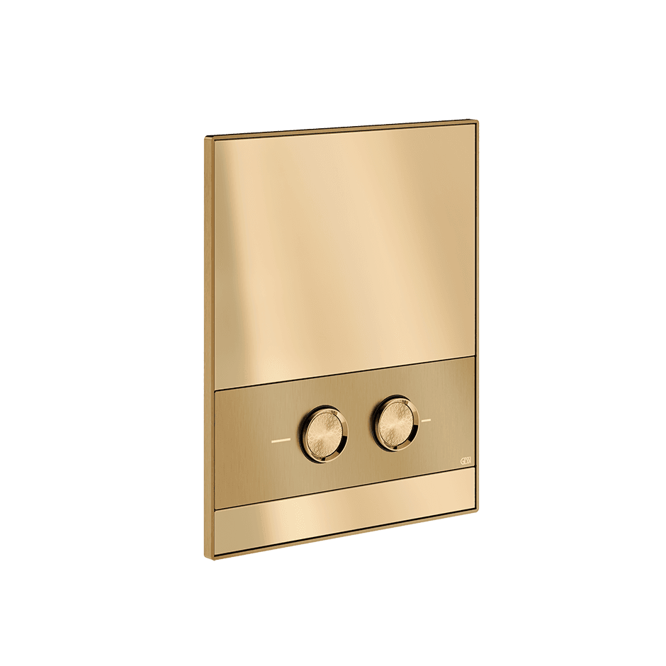 Gessi Flush Plate 76611 in Warm Bronze Br. Pvd