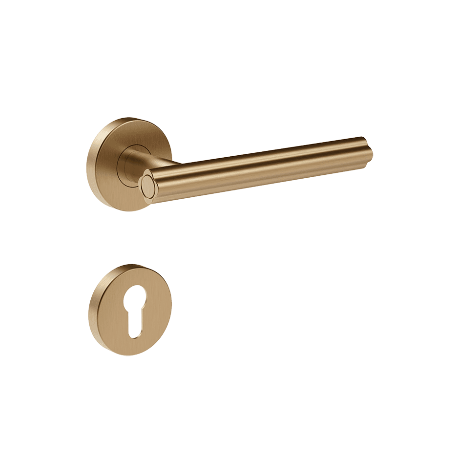 Gessi Internal Door Handle 76641 in Warm Bronze Br. Pvd