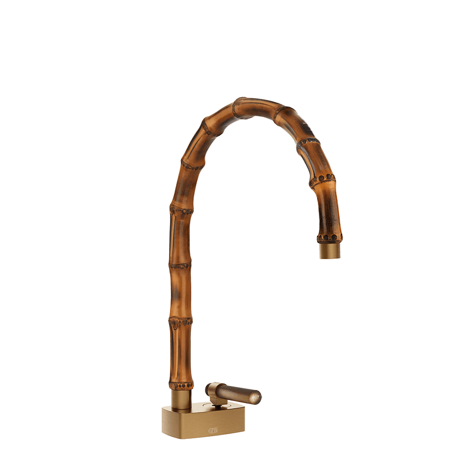 Gessi Washbasin Mixer 77219 in Warm Bronze Br. Pvd