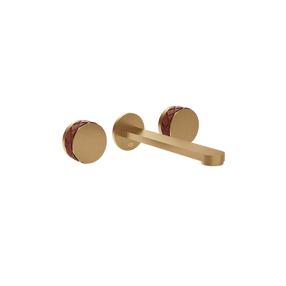 Gessi Washbasin Group 78290 in Red Cherry/Warm Bronze Br. Pvd