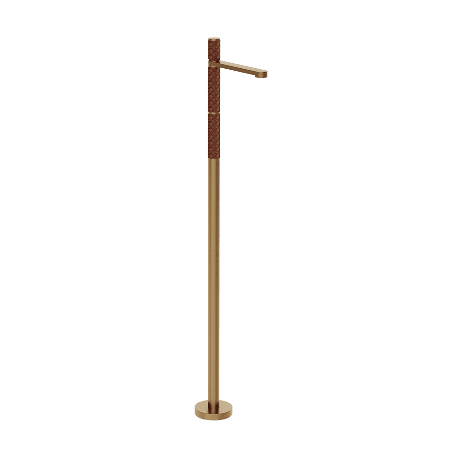 Gessi Washbasin Mixer 78295 in Red Cherry/Warm Bronze Br. Pvd
