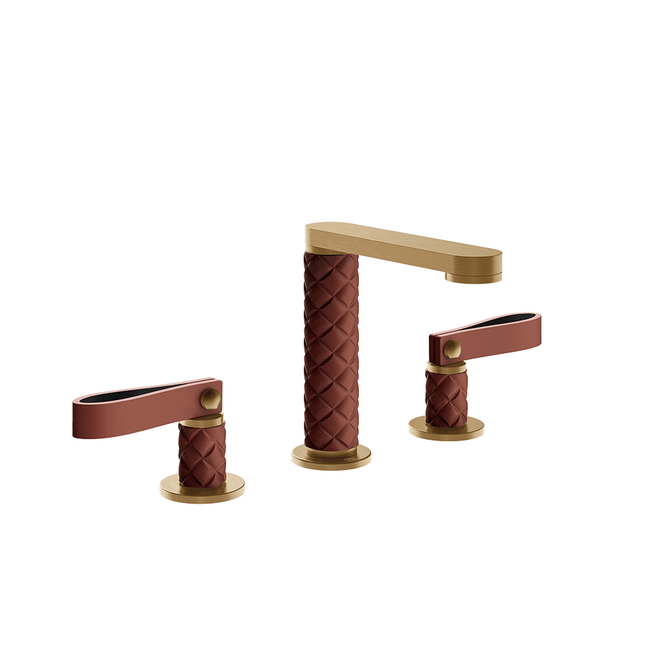 Gessi Washbasin Group 78414 in Red Cherry/Warm Bronze Br. Pvd