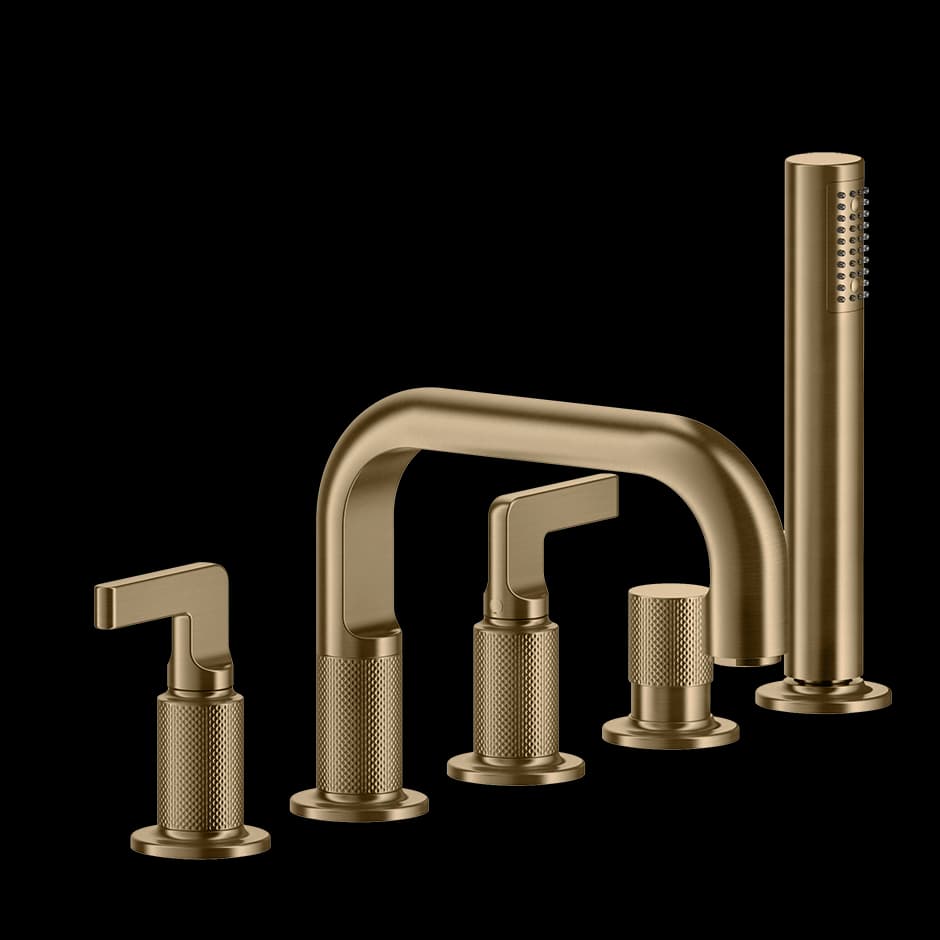 Inciso Five-Hole Bath Mixer 58040 by Gessi