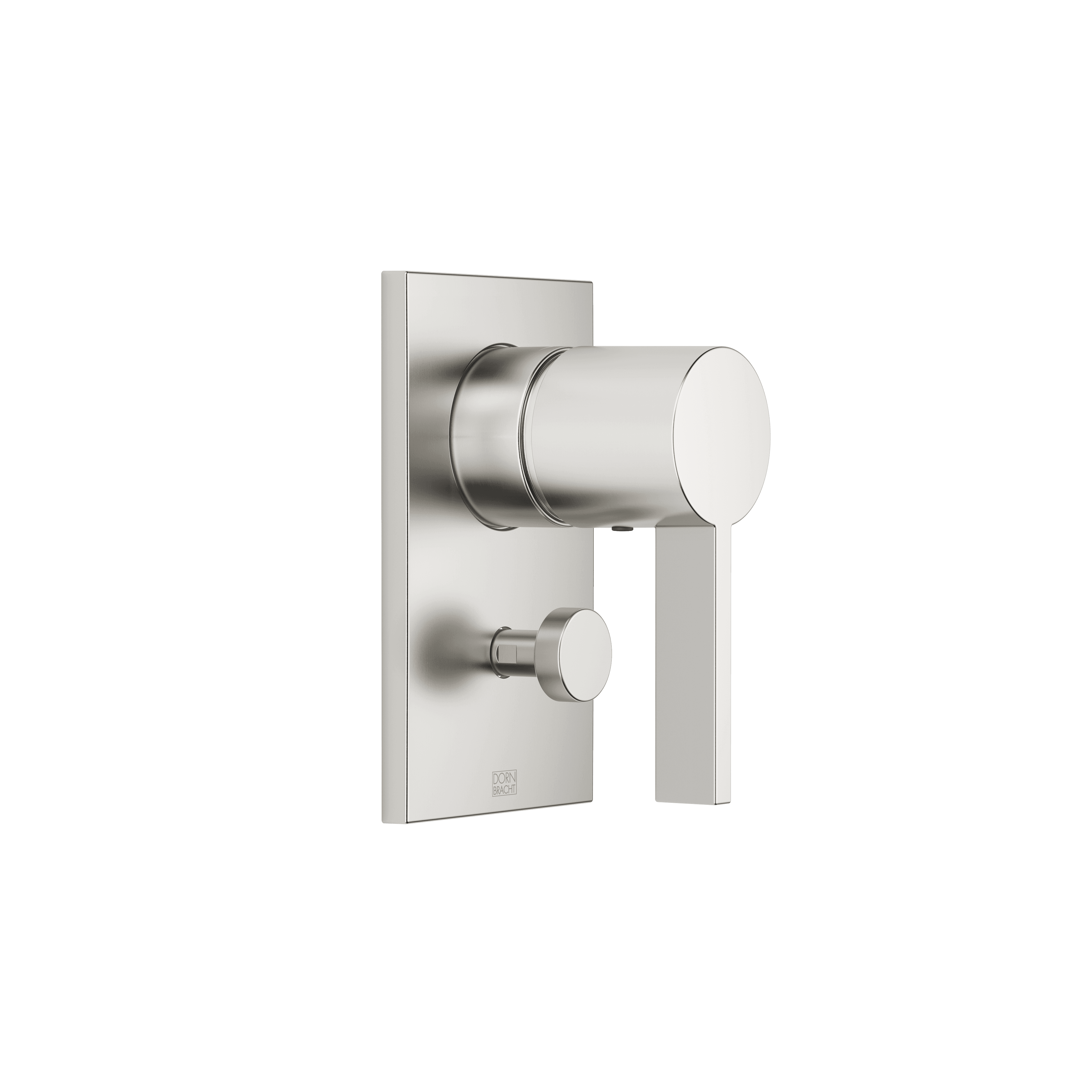 Concealed single-lever mixer with diverter in Brushed Platinum