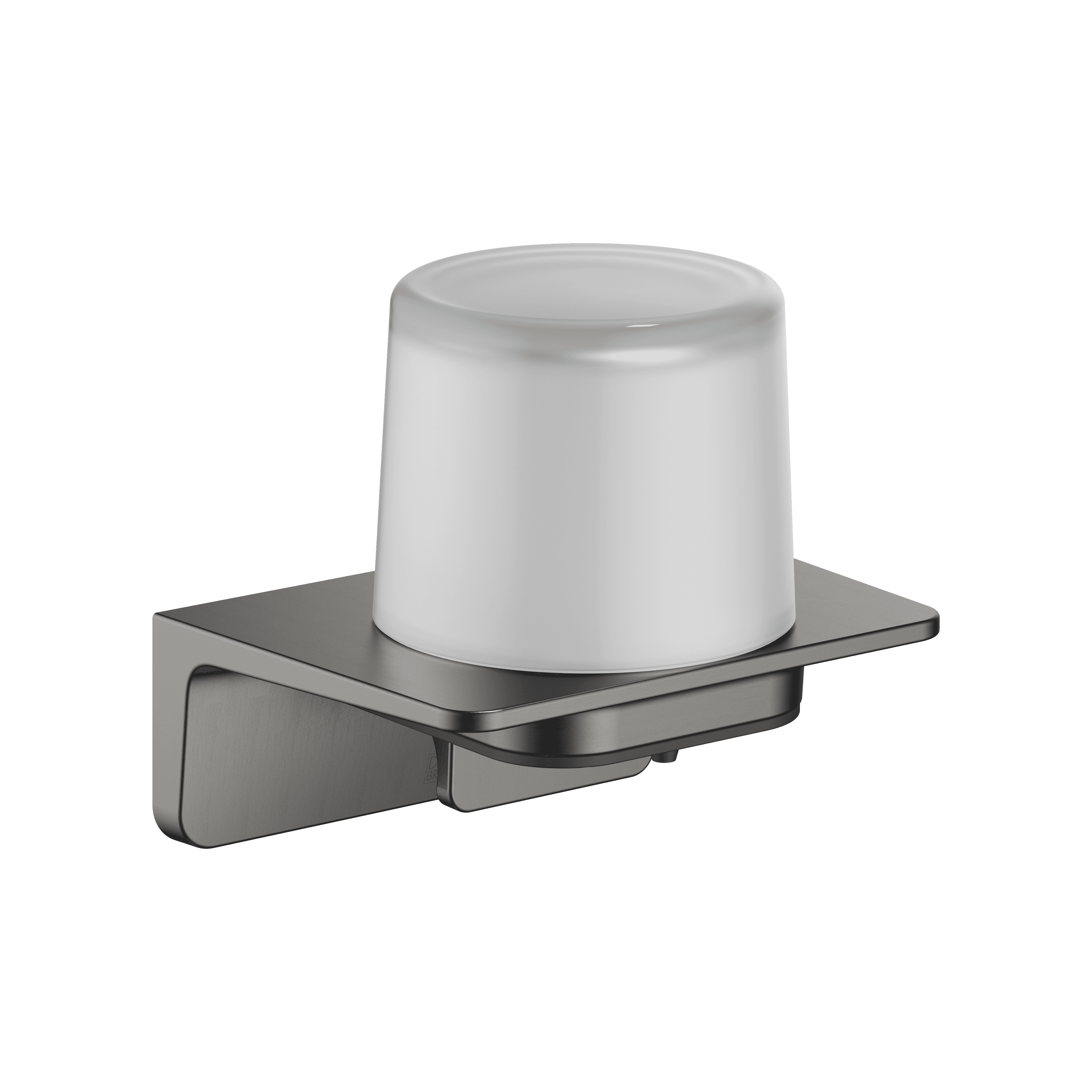 Lotion dispenser in Brushed Dark Platinum