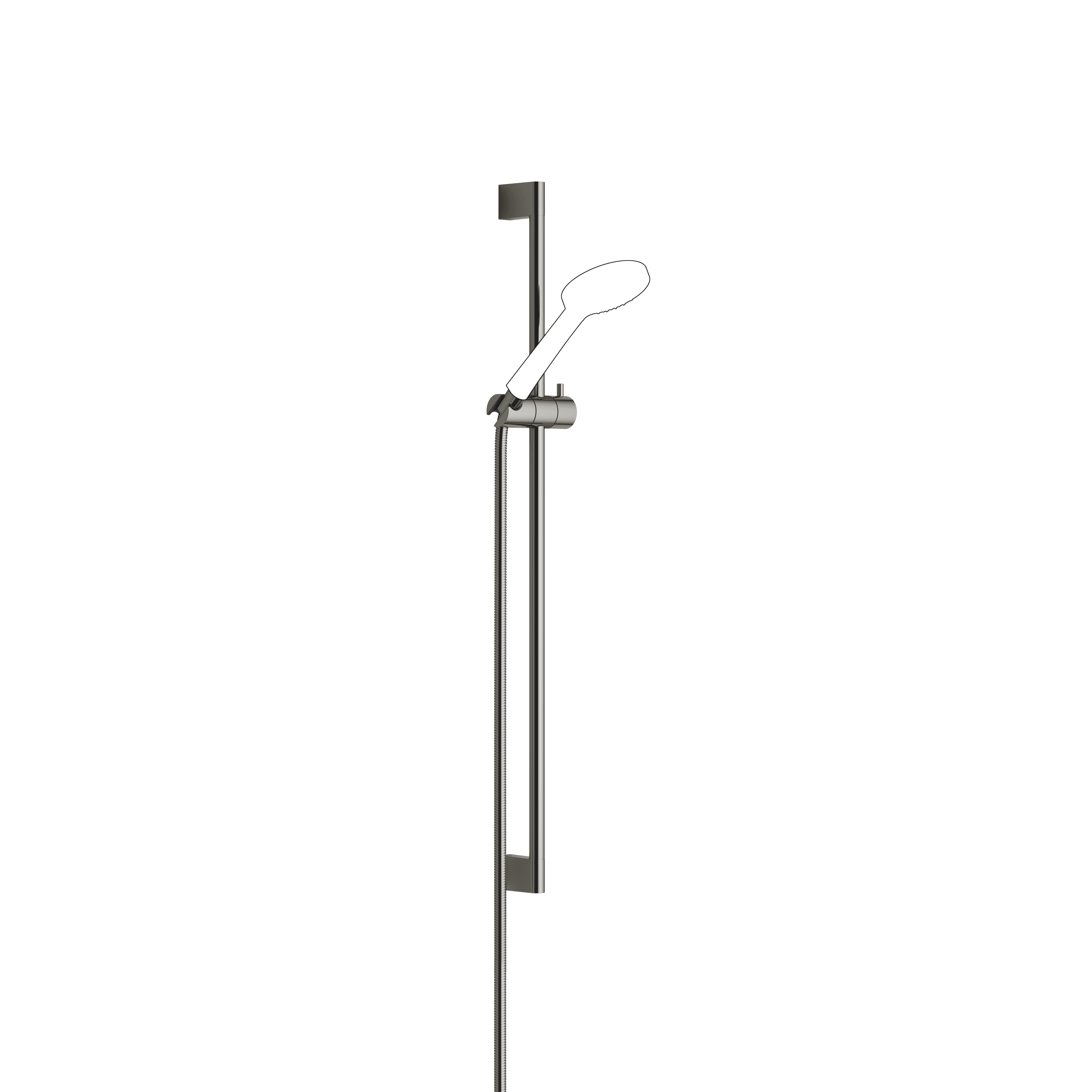 Shower set in Dark Chrome
