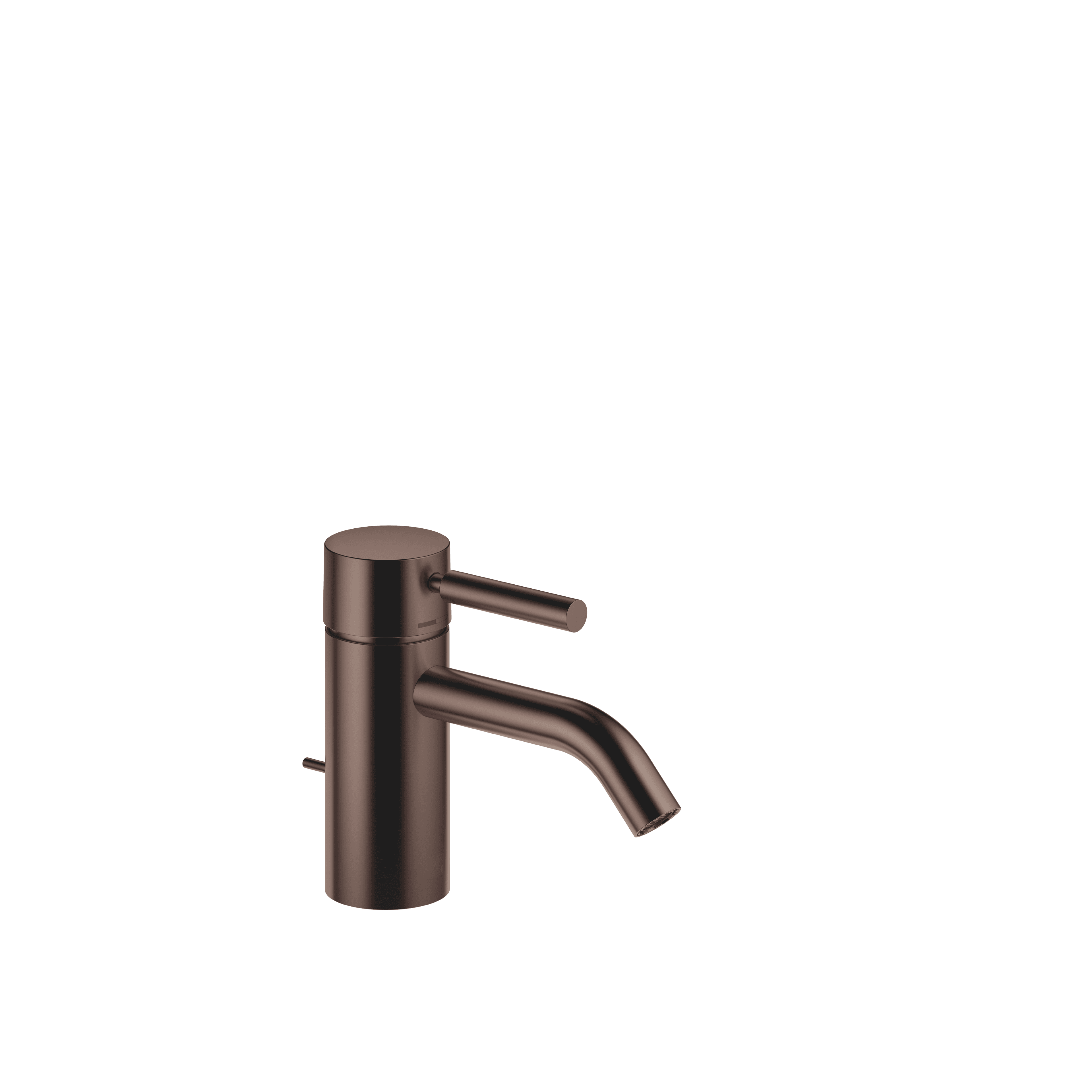 META Single-lever basin mixer with pop-up waste in Brushed Dark Bronze (PVD)