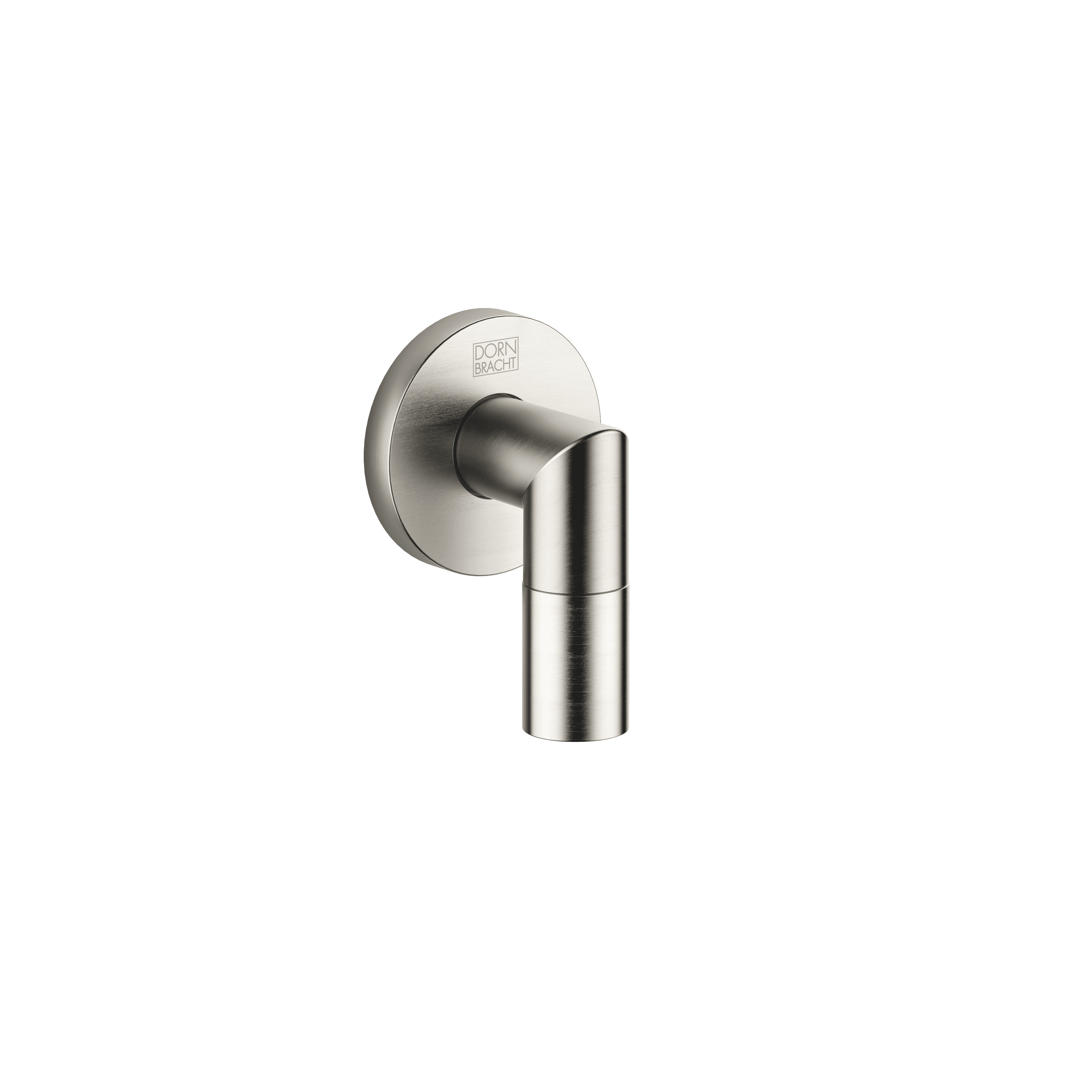 Wall elbow in Brushed Platinum