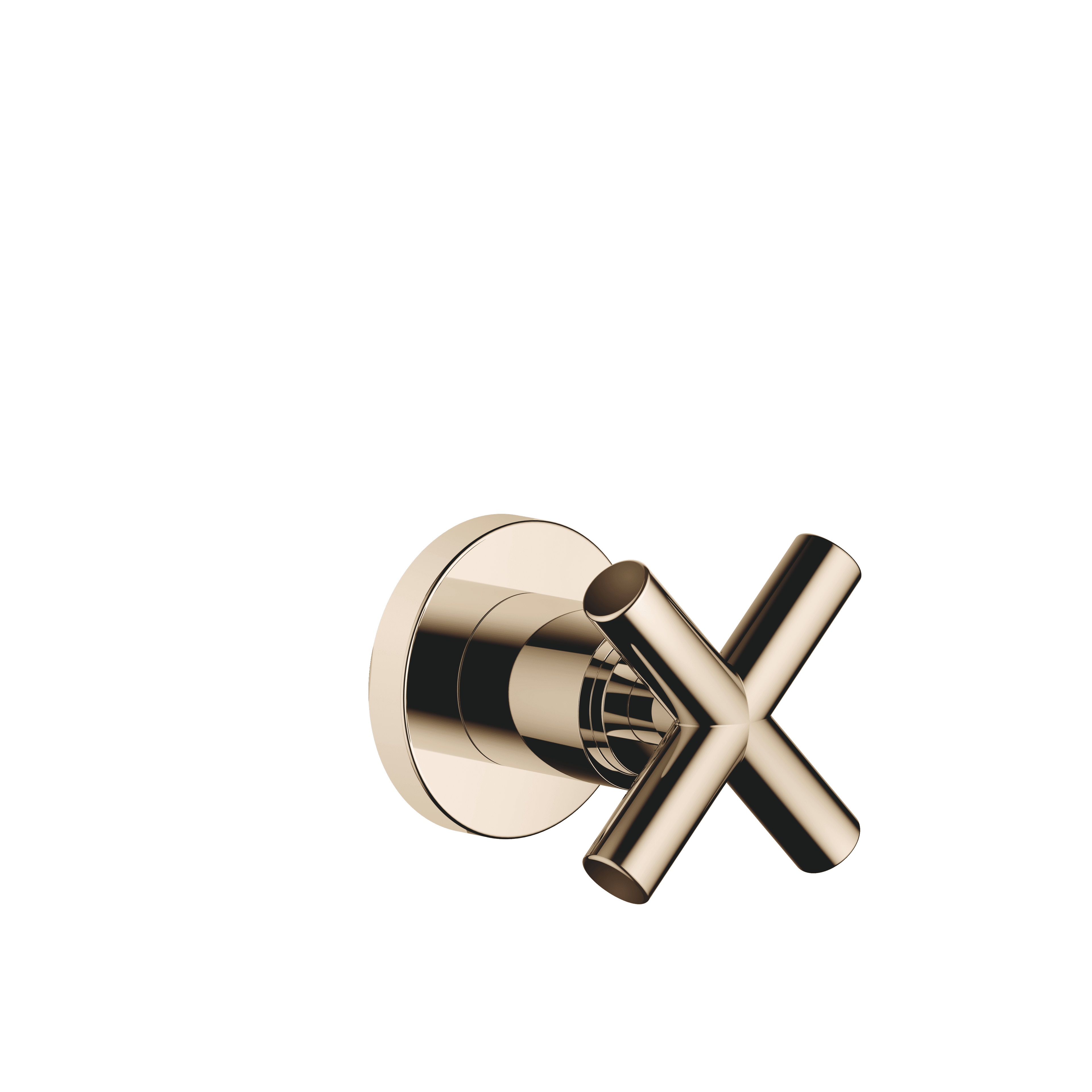 TARA Wall valve clockwise closing 1/2" in Champagne (22kt Gold)