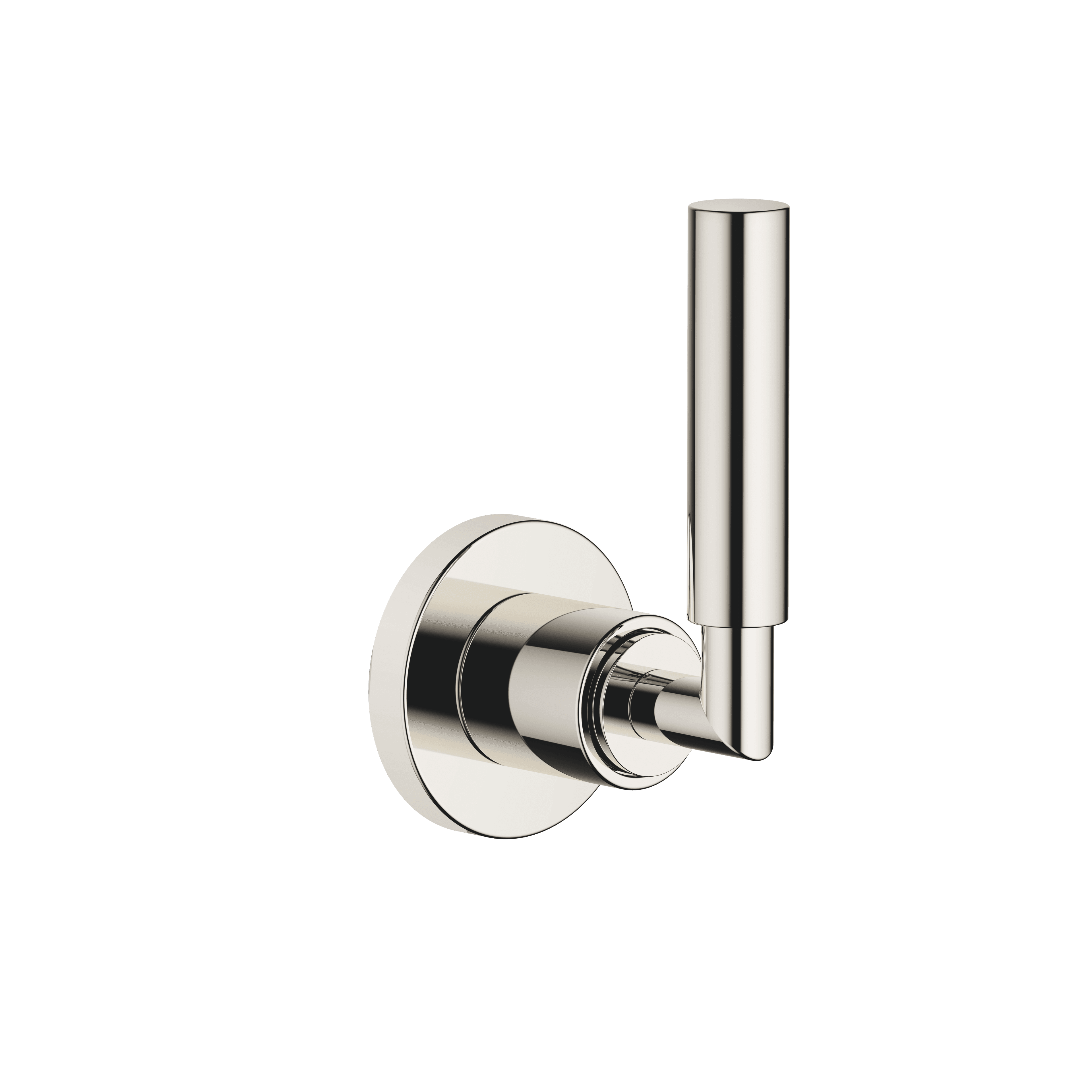 TARA Wall valve clockwise closing 1/2" in Platinum
