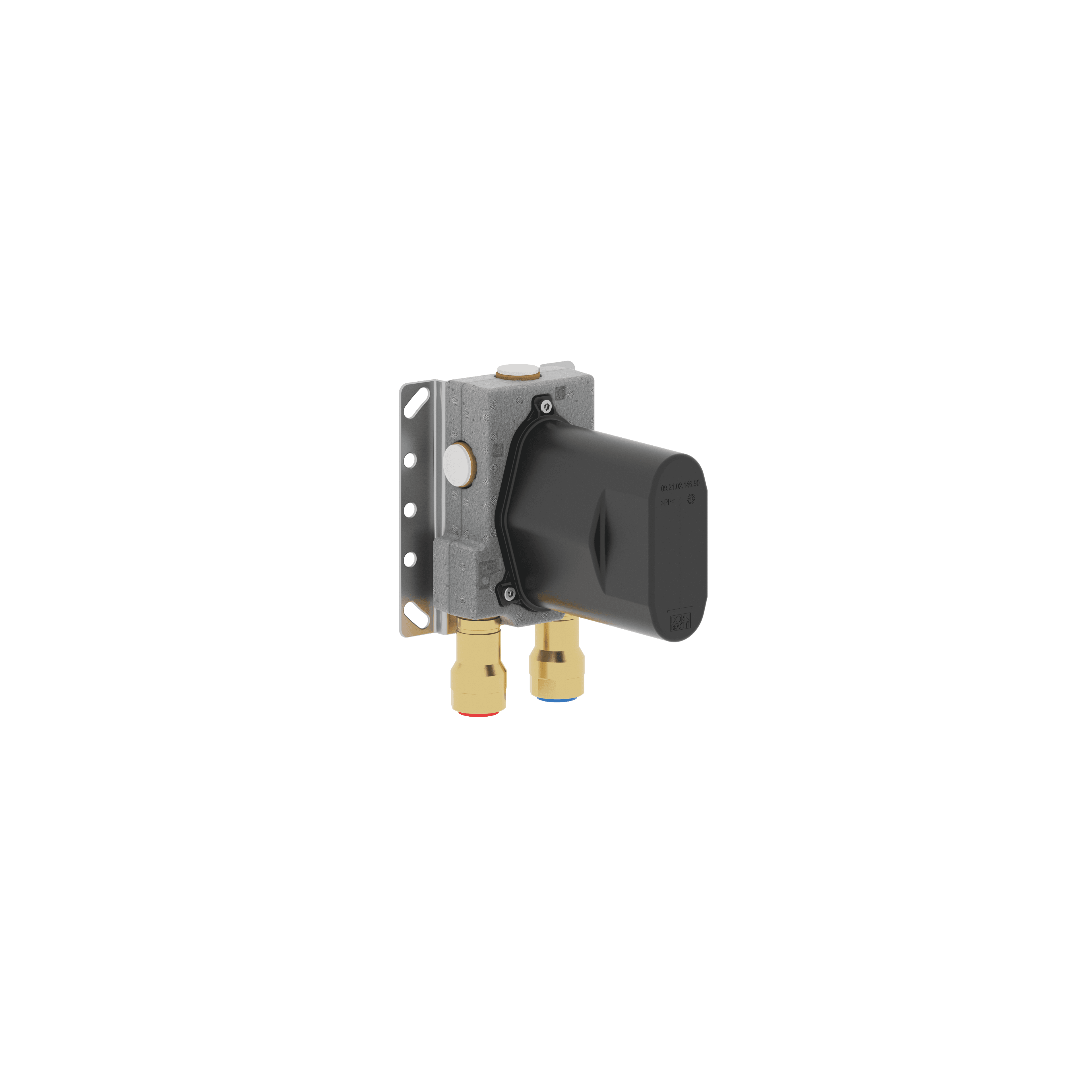 Concealed thermostat - in Standard finish