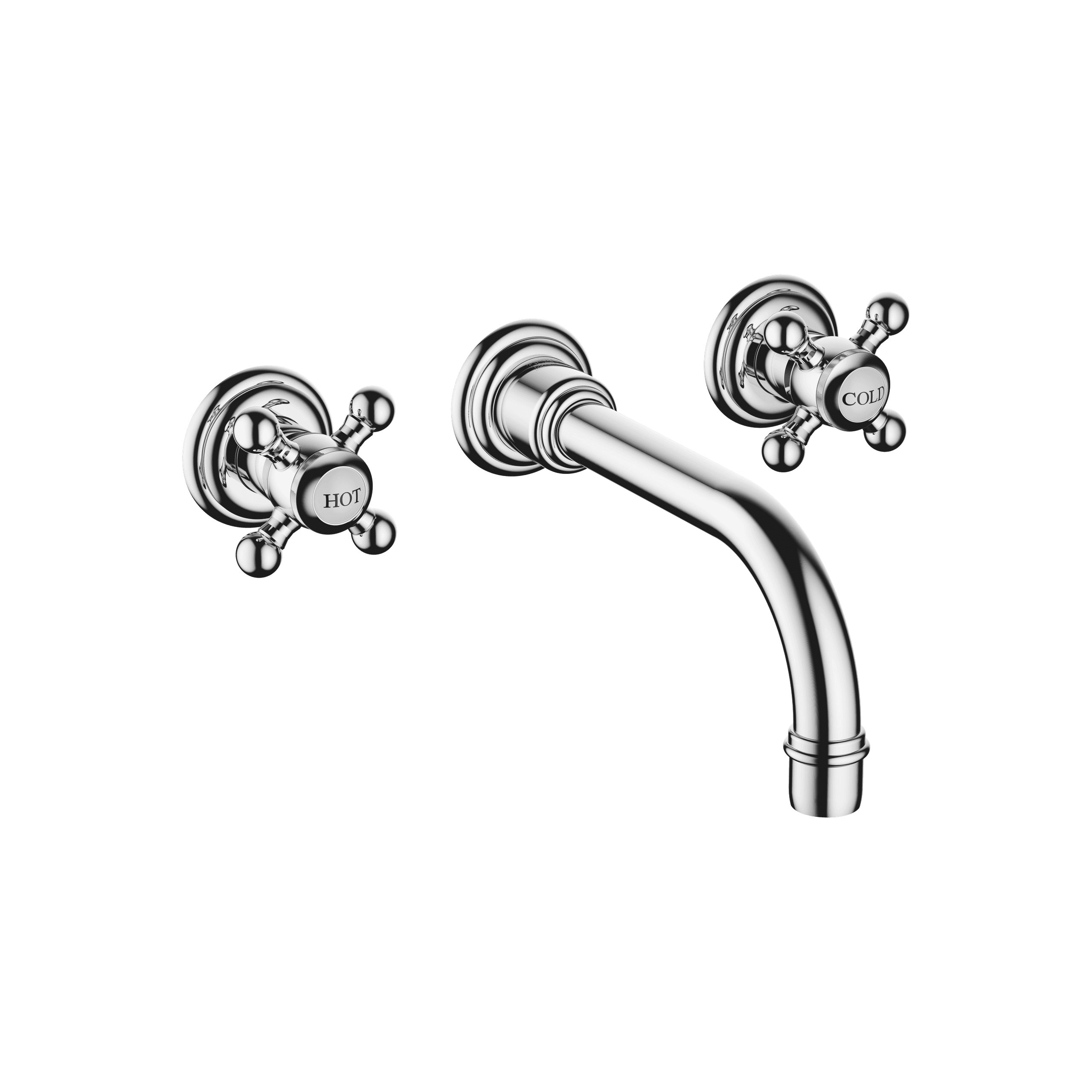 Dornbracht MADISON Wall-mounted basin mixer without pop-up waste