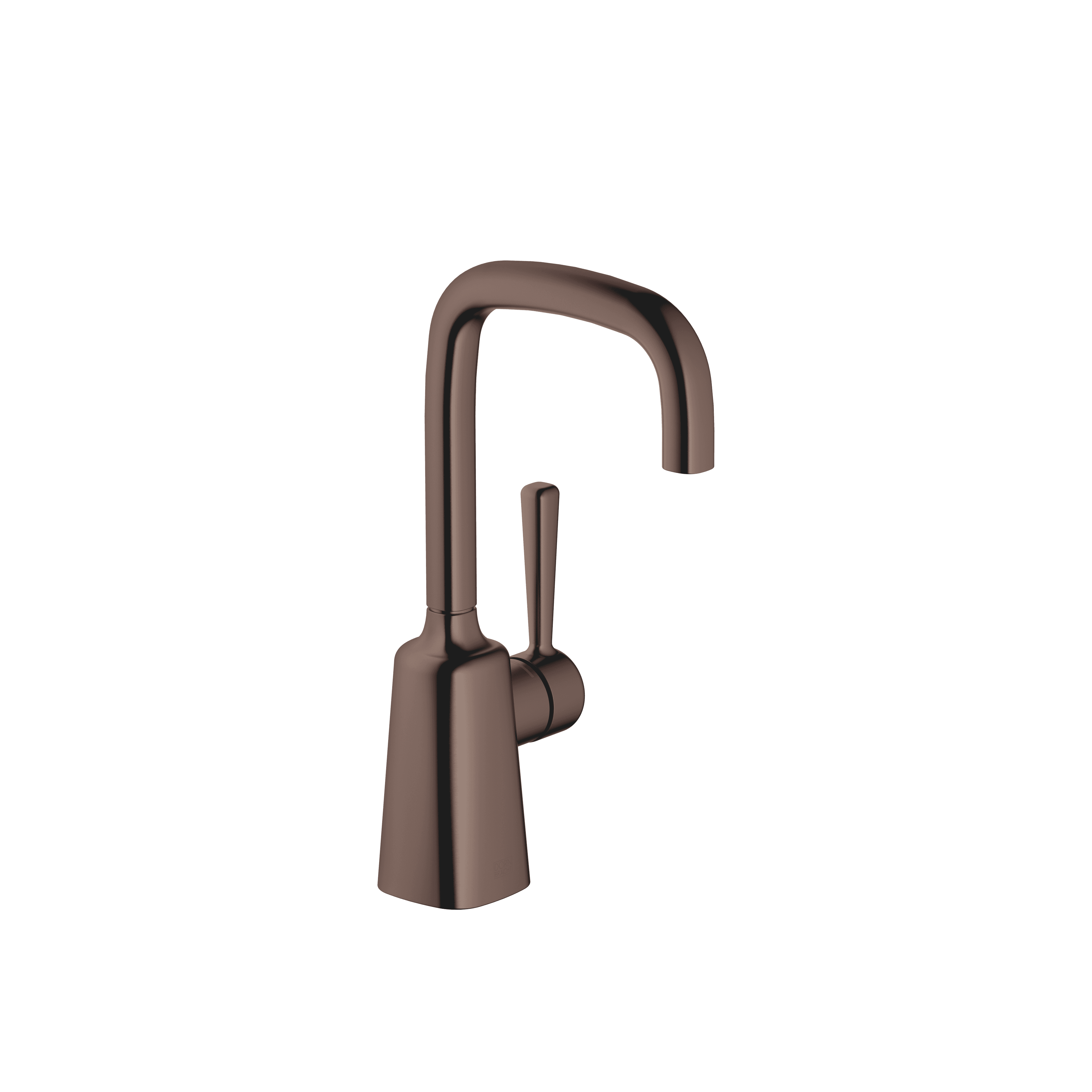 COYA Single-lever basin mixer without pop-up waste in Brushed Dark Bronze (PVD)