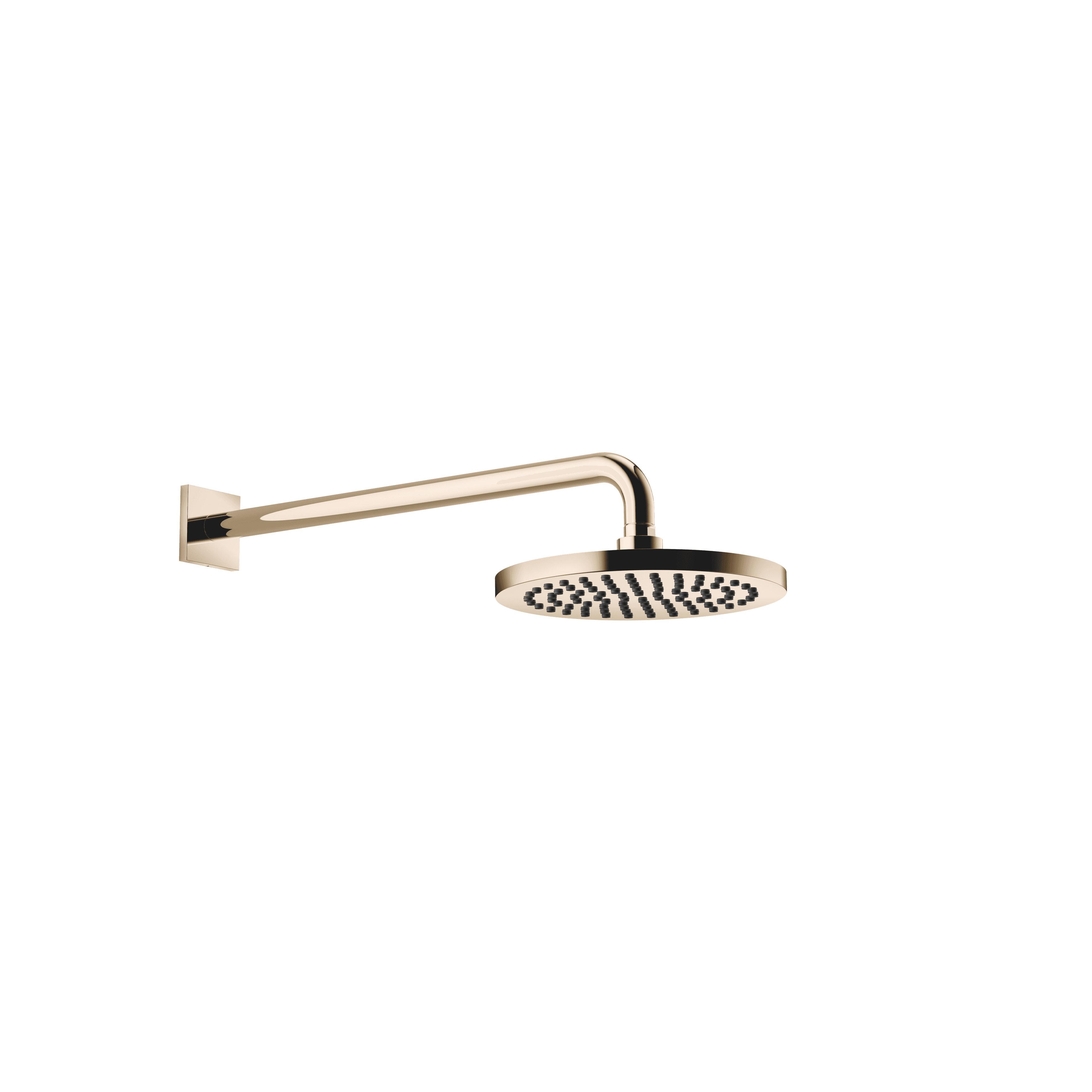 SERIES SPECIFIC Rain shower with wall fixing 220 mm in Light Gold (PVD)