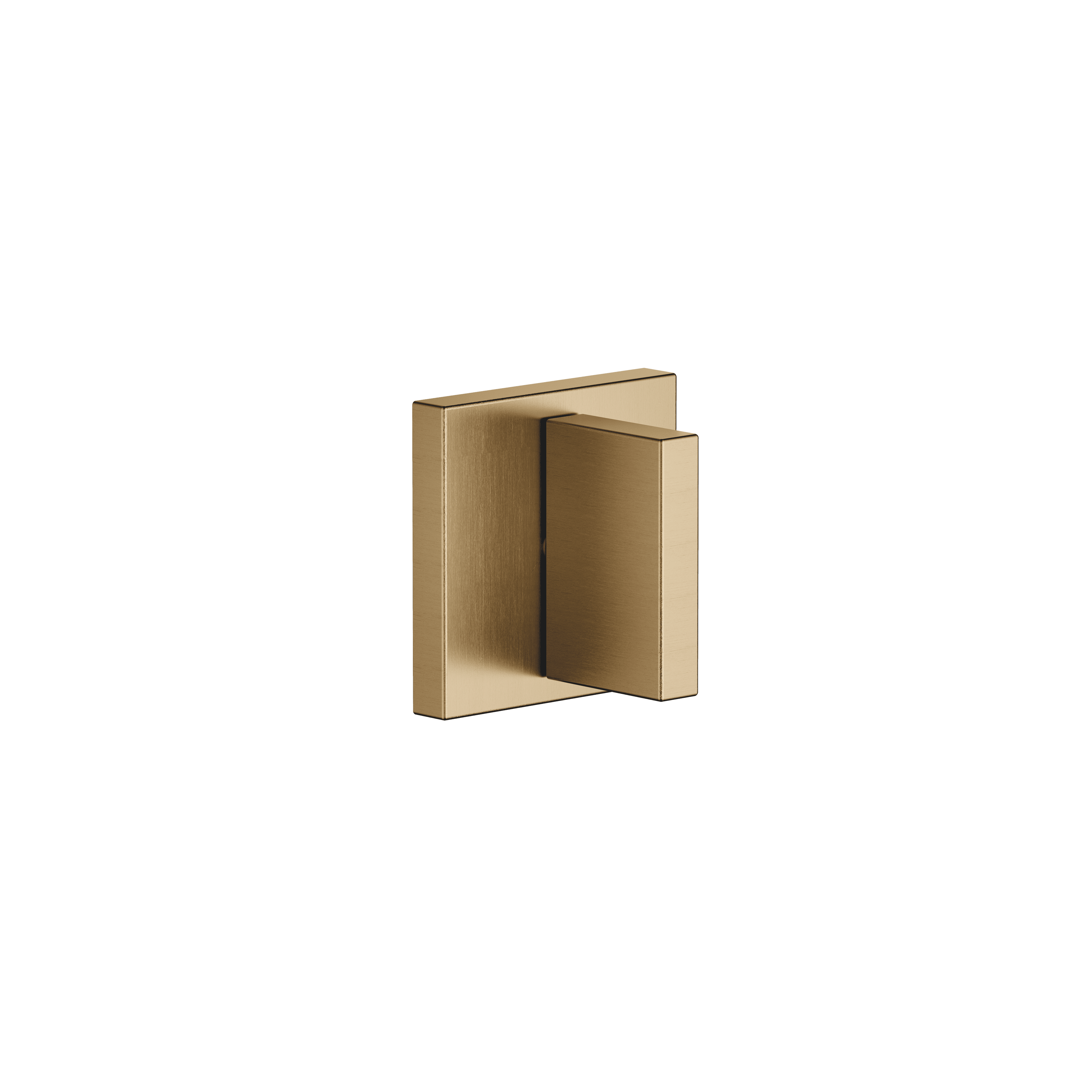 MEM Wall valve clockwise closing 3/4" in Brushed Dark Brass (PVD)