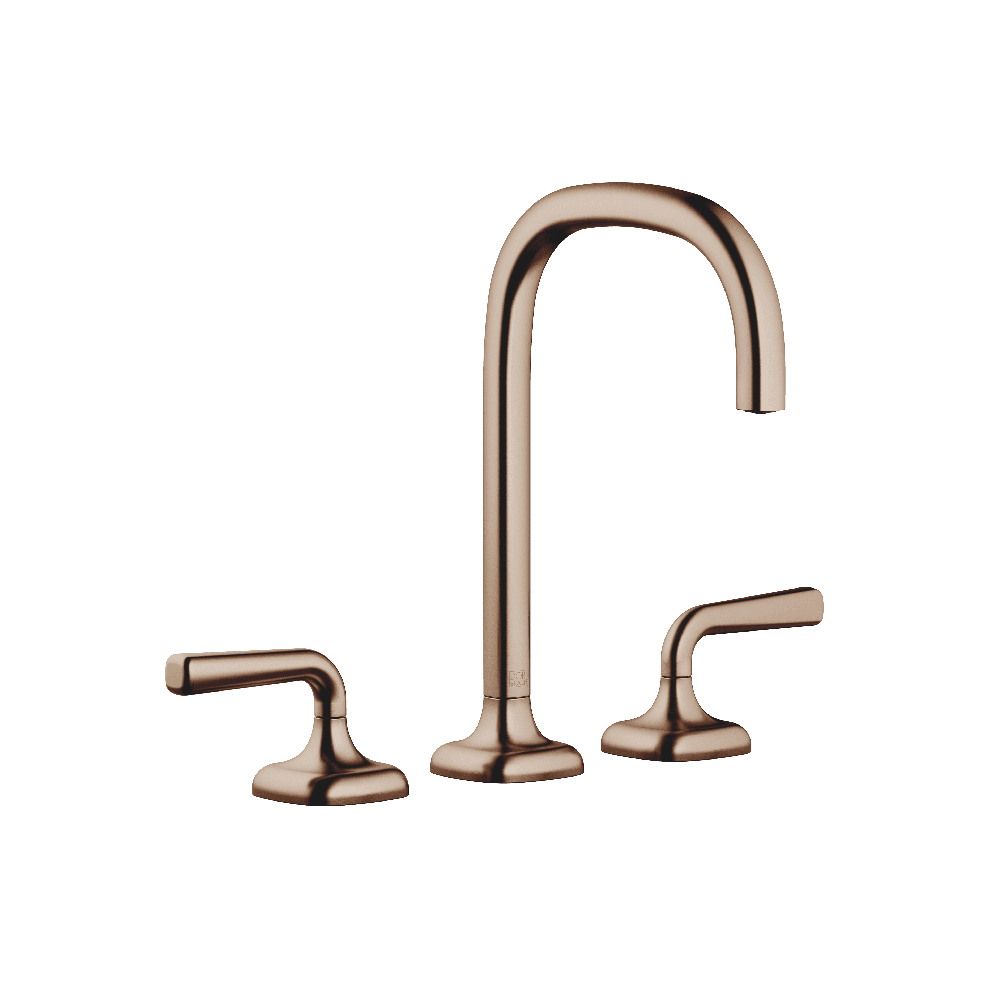 COYA Three-hole basin mixer with pop-up waste in Brushed Bronze (PVD)