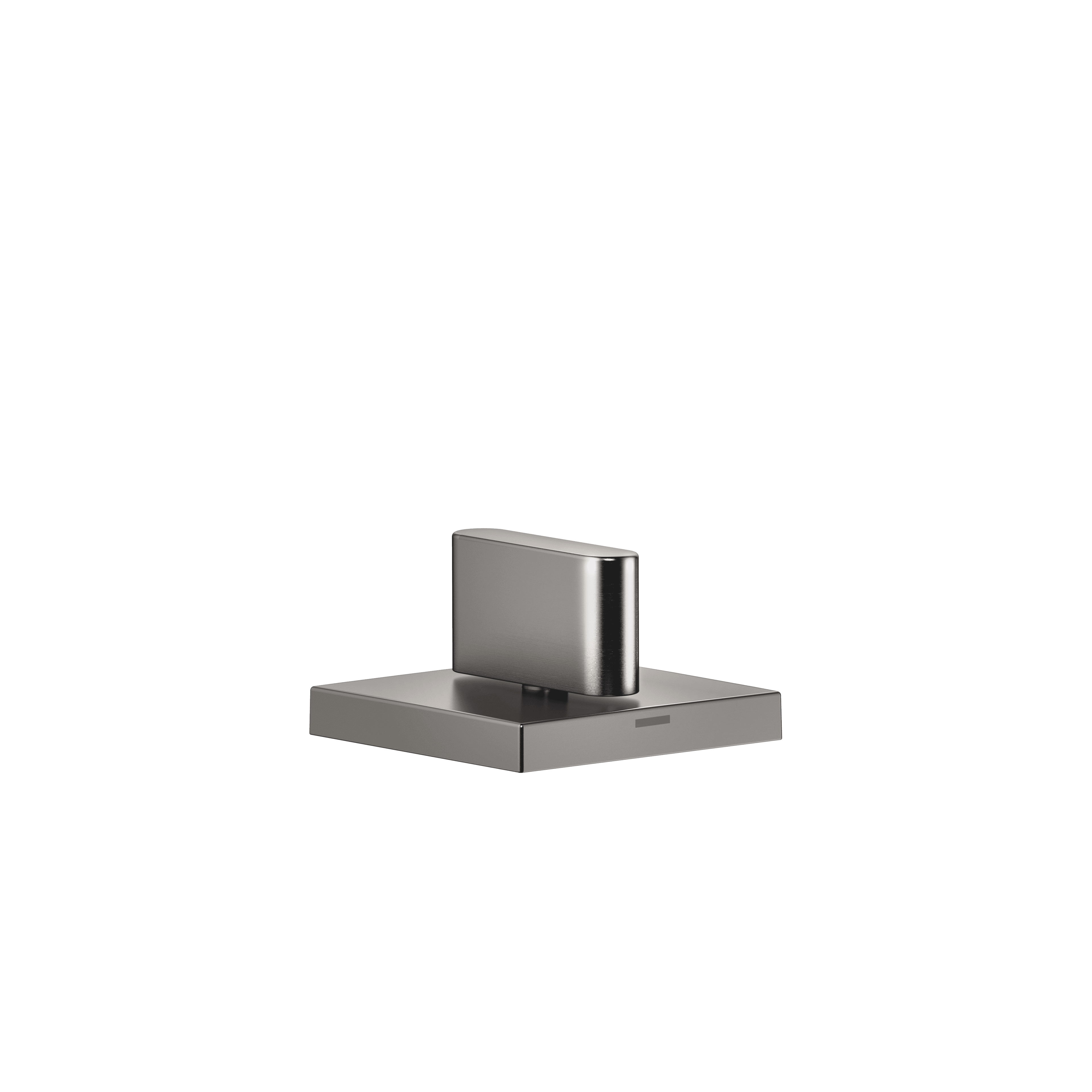 CL.1 Deck valve anti-clockwise closing hot in Brushed Dark Platinum