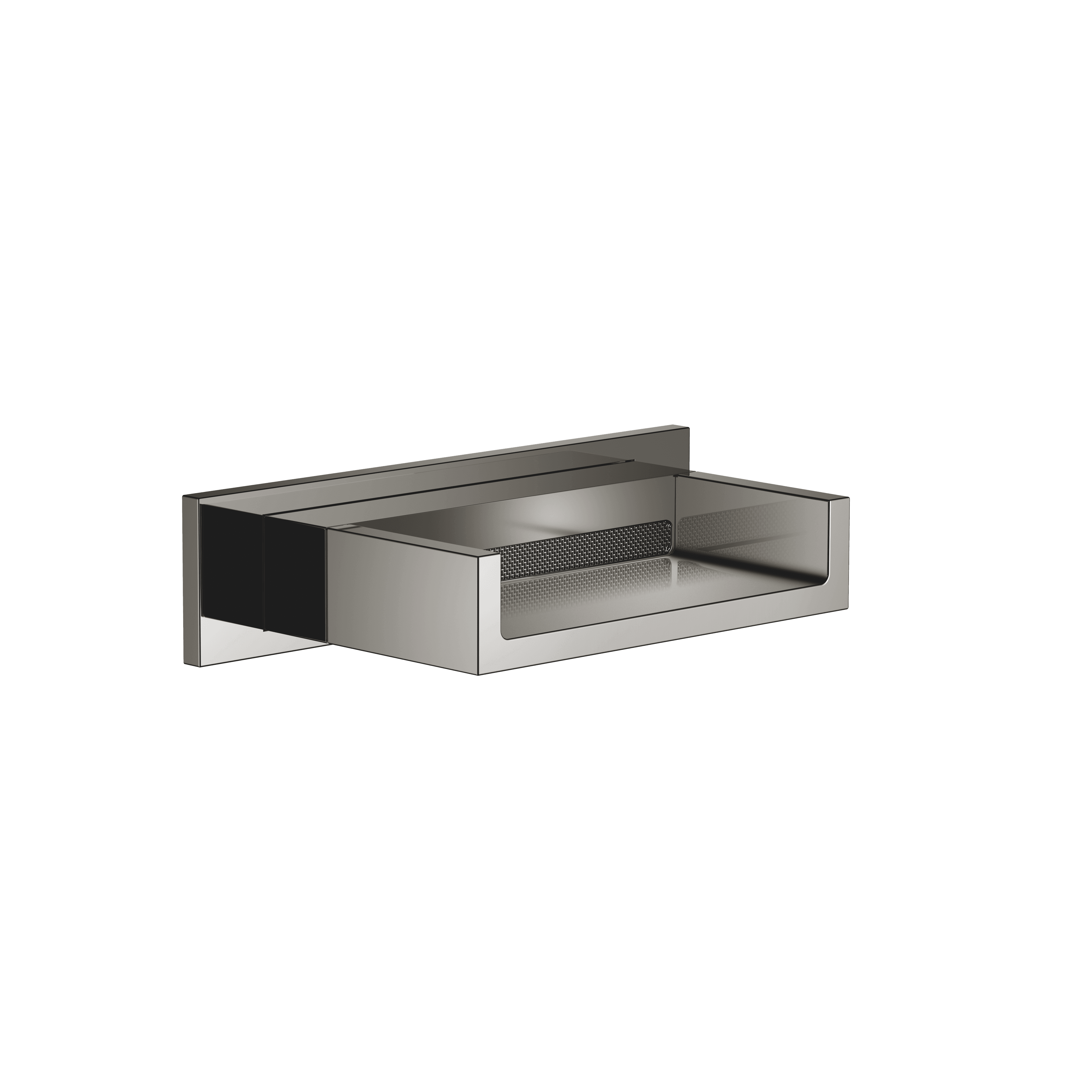 WATER FALL Cascade spout for wall mounting in Dark Chrome