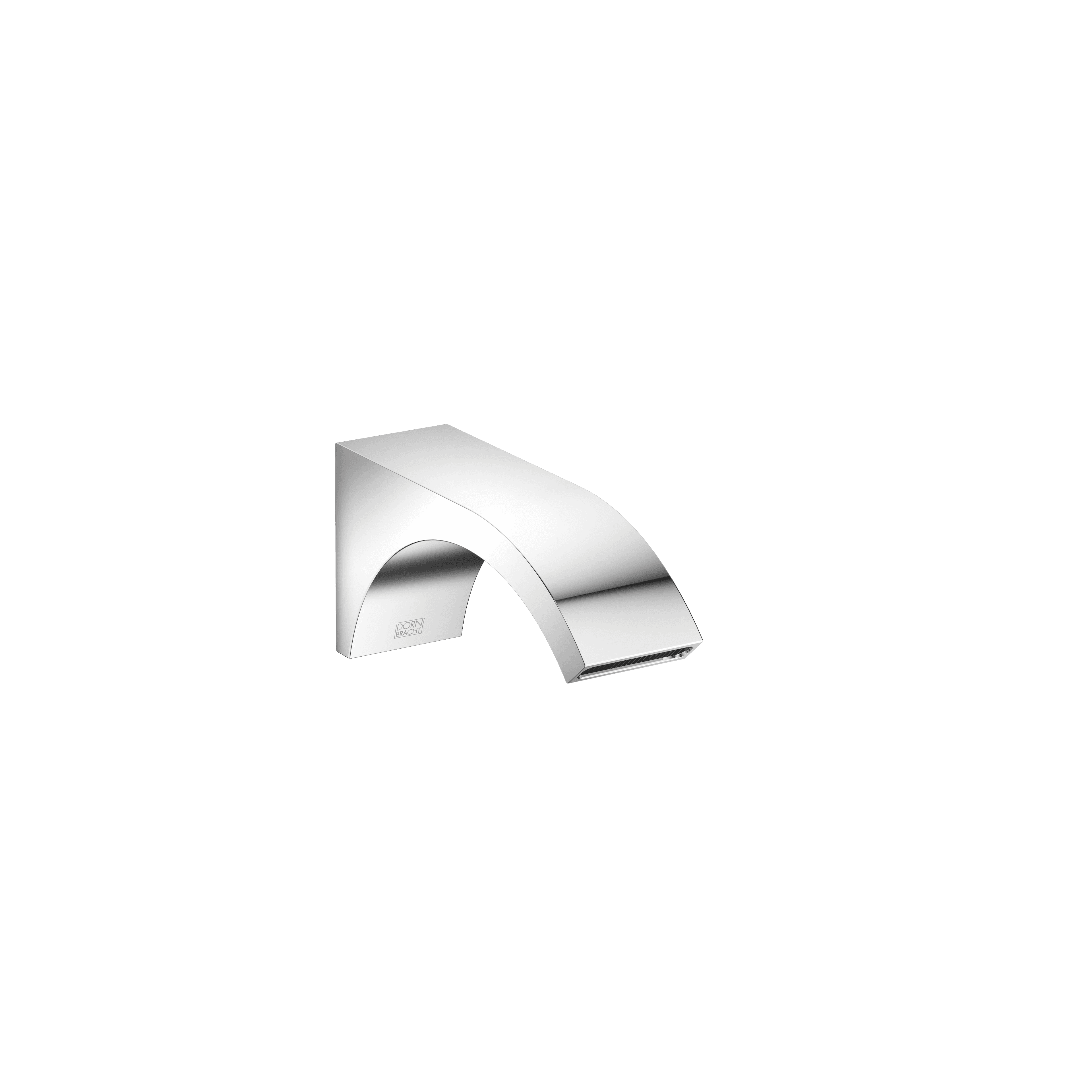 CYO Wall-mounted basin spout without pop-up waste in Chrome
