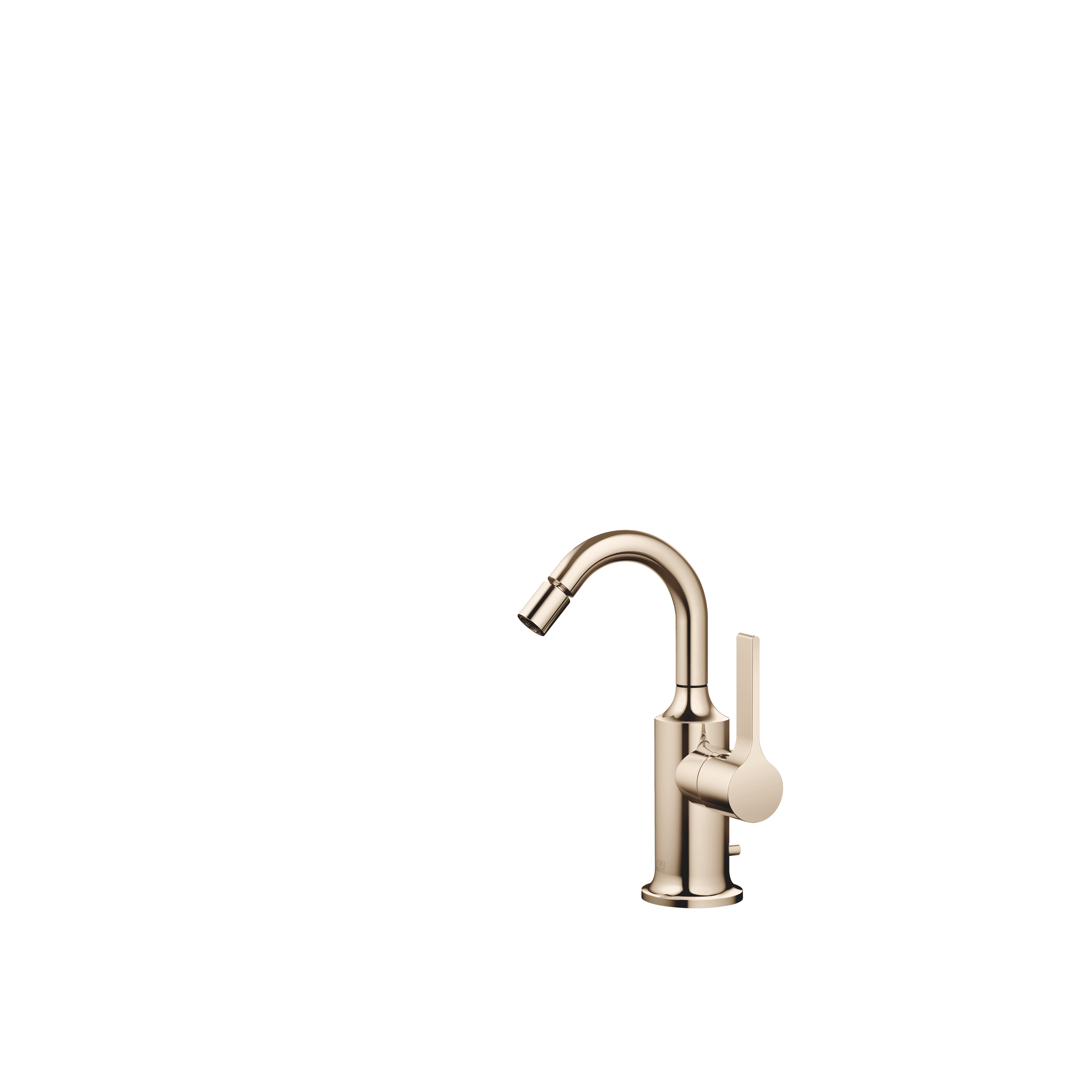 VAIA Single-lever bidet mixer with pop-up waste in Champagne (22kt Gold)
