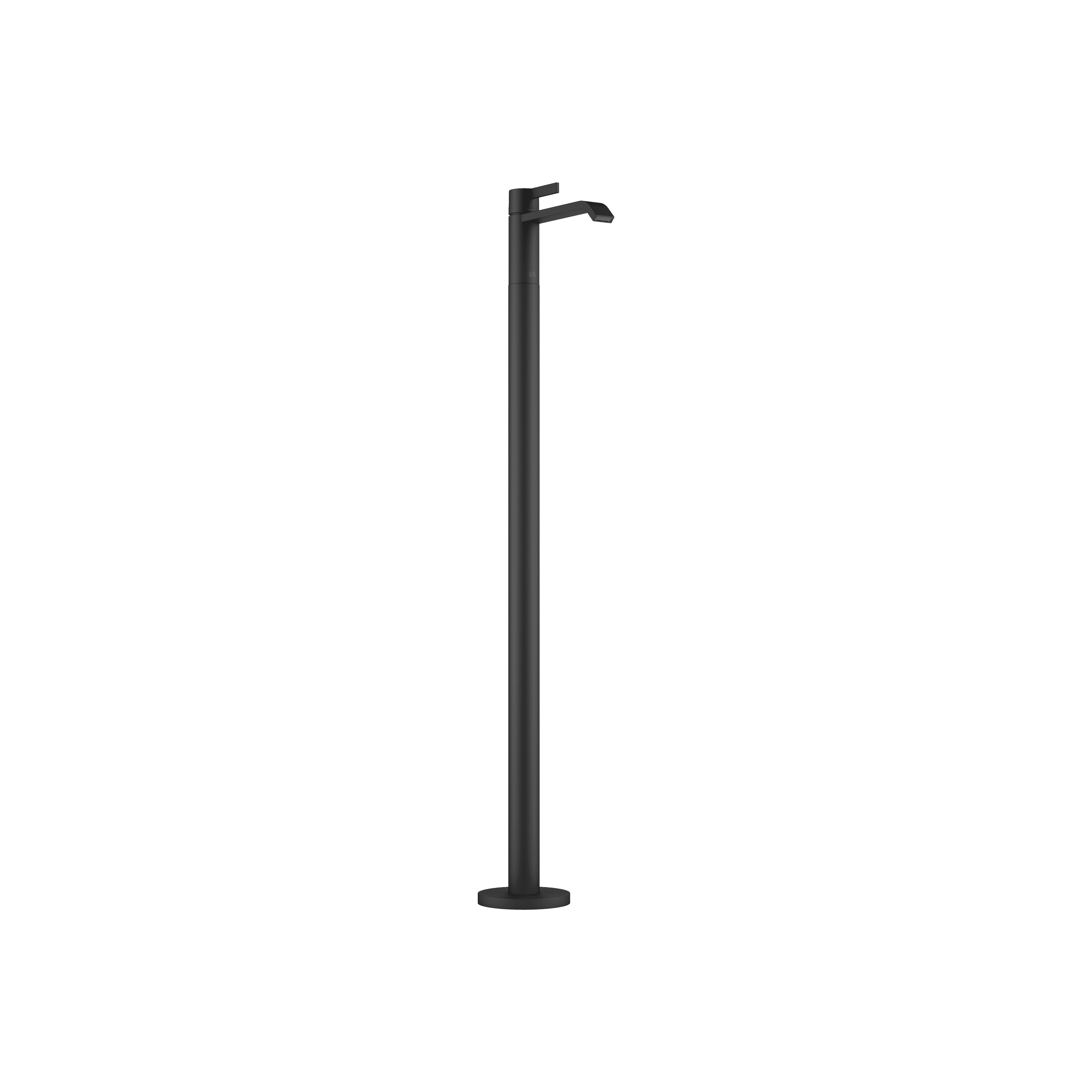 IMO Single-hole basin mixer with stand pipe without pop-up waste in Matte Black