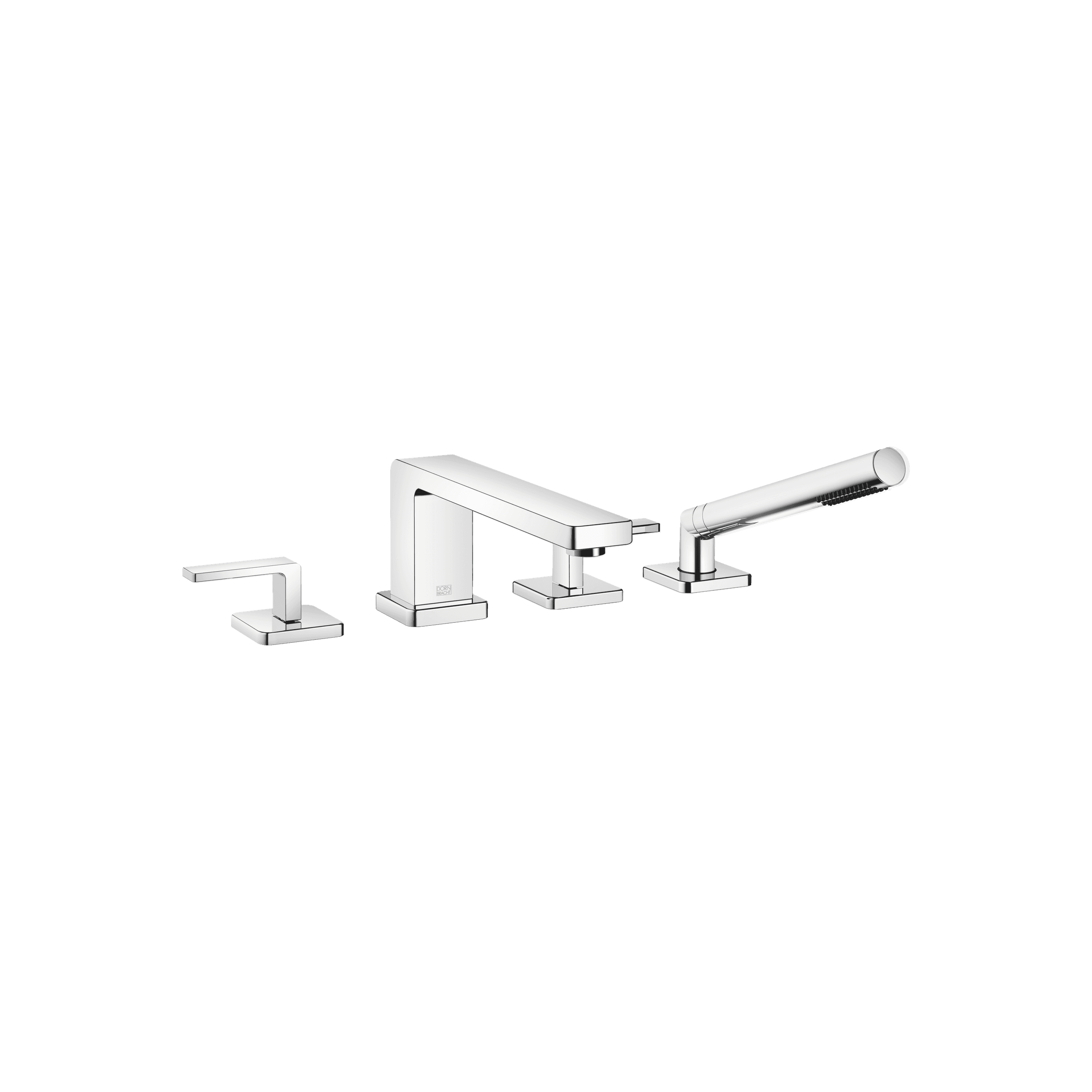 Dornbracht LULU Bath shower set for bath rim or tile edge installation