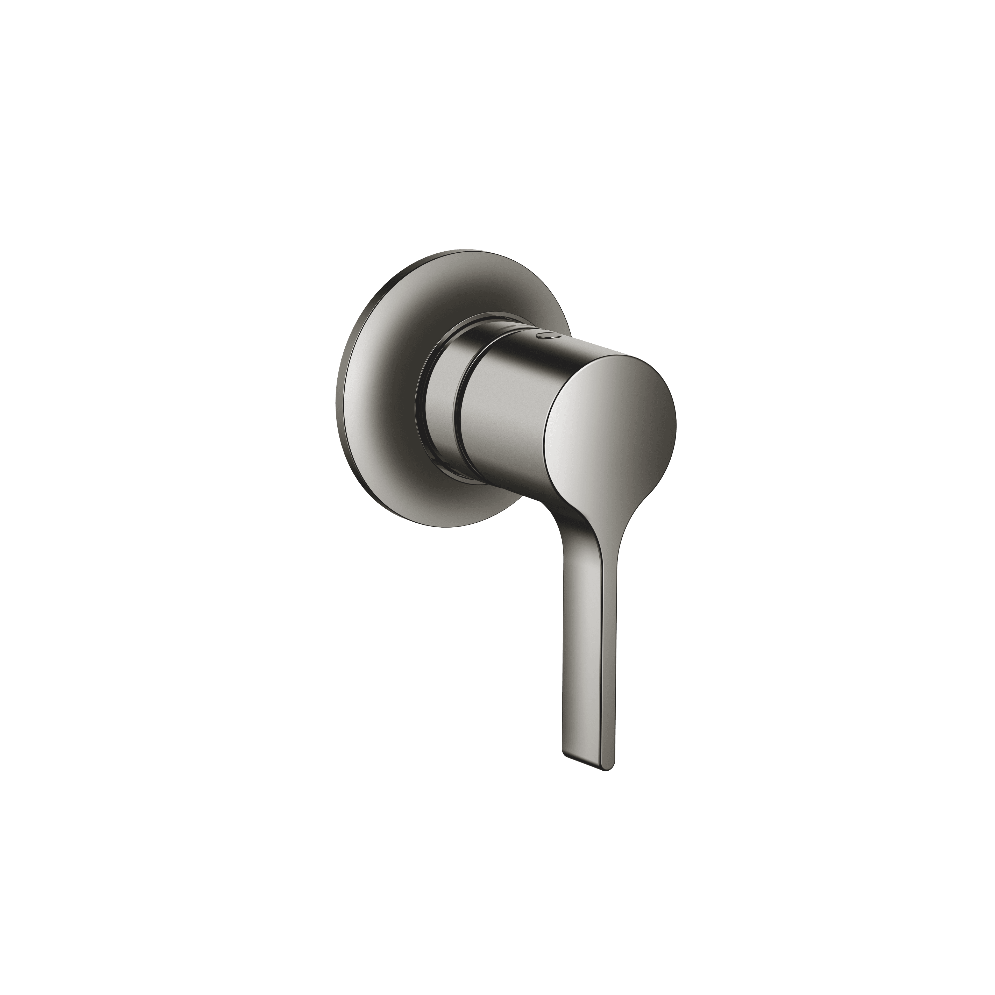 VAIA Concealed single-lever mixer with cover plate in Dark Chrome