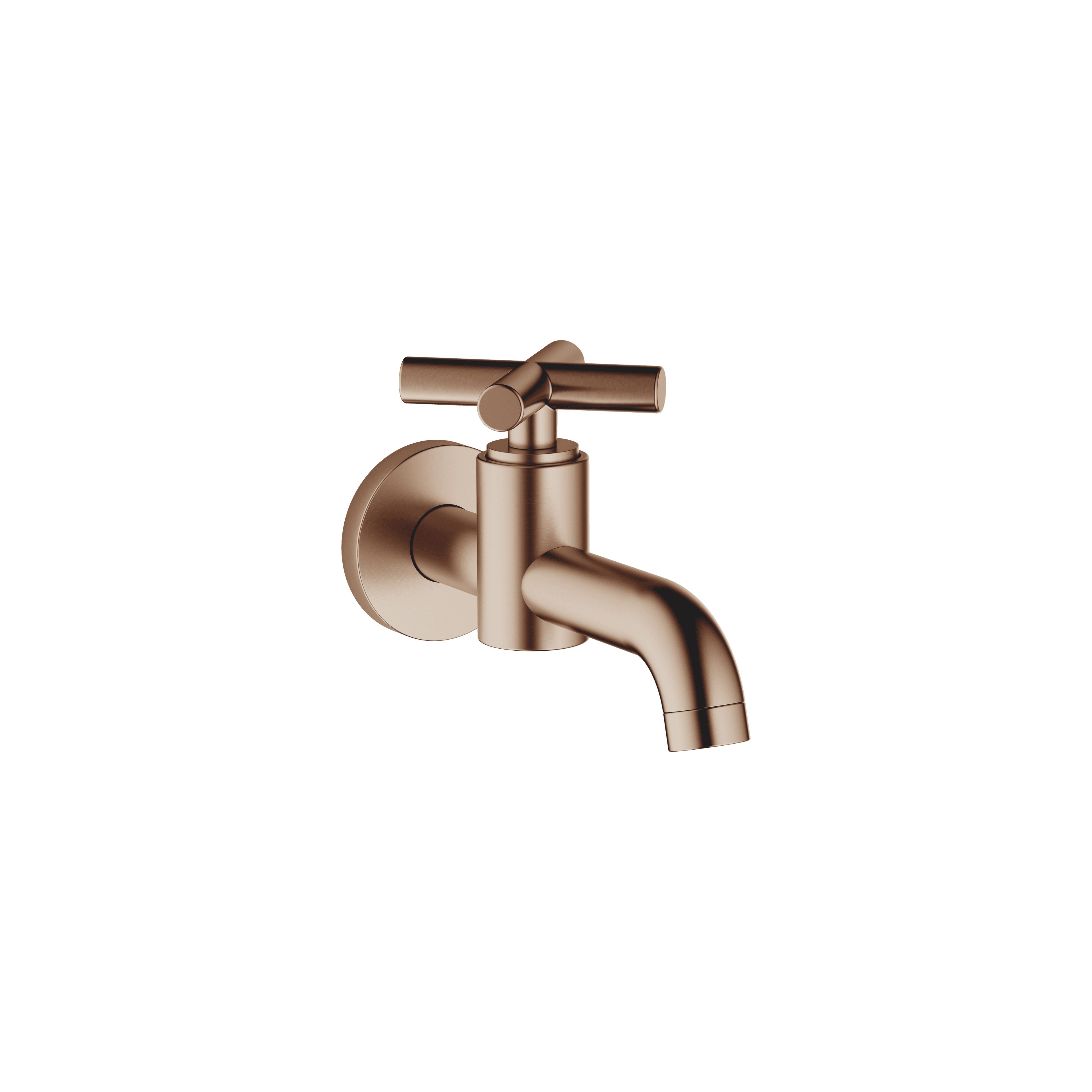 TARA Wall-mounted valve cold water without pop-up waste in Brushed Bronze (PVD)