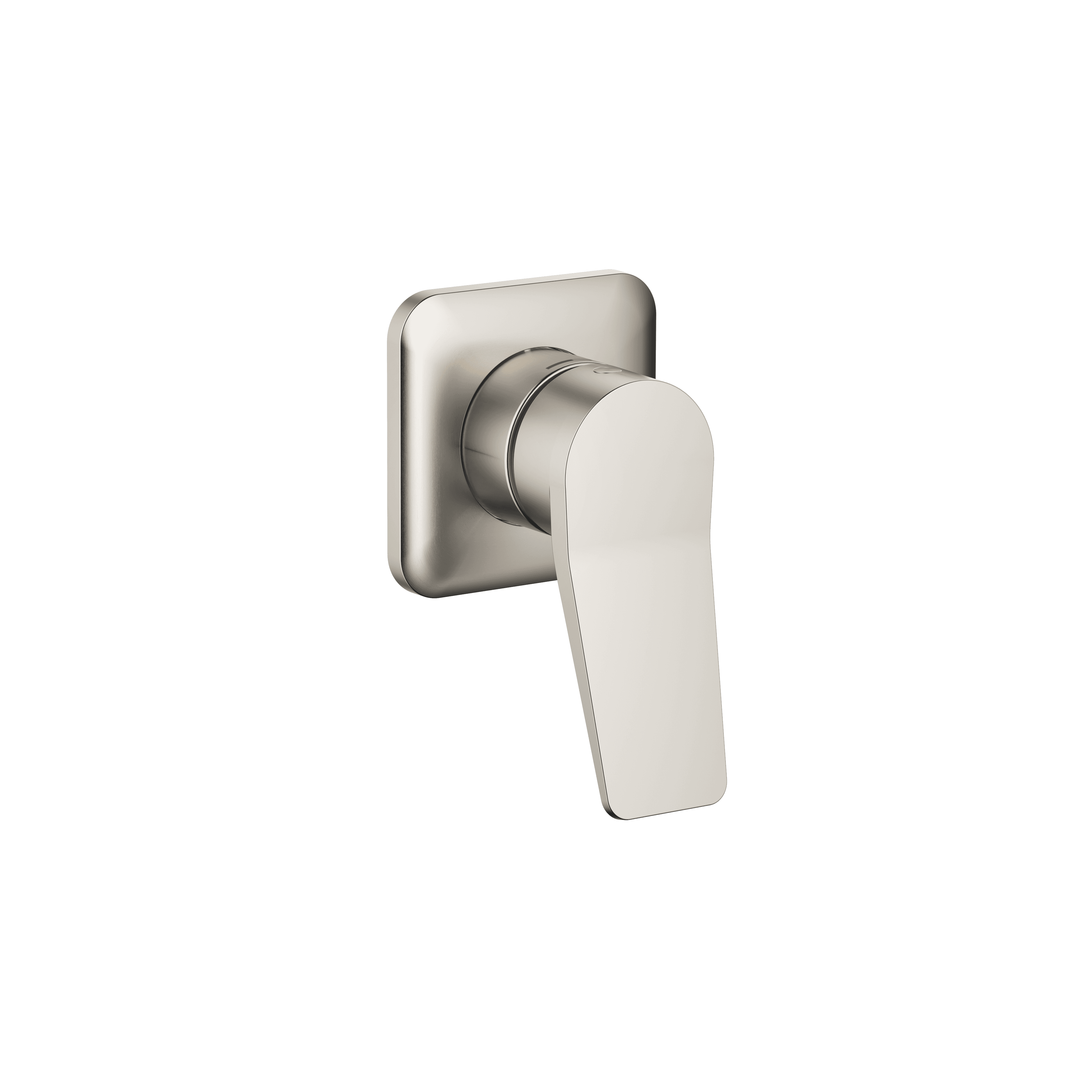 LISSÉ Concealed single-lever mixer with cover plate in Brushed Platinum