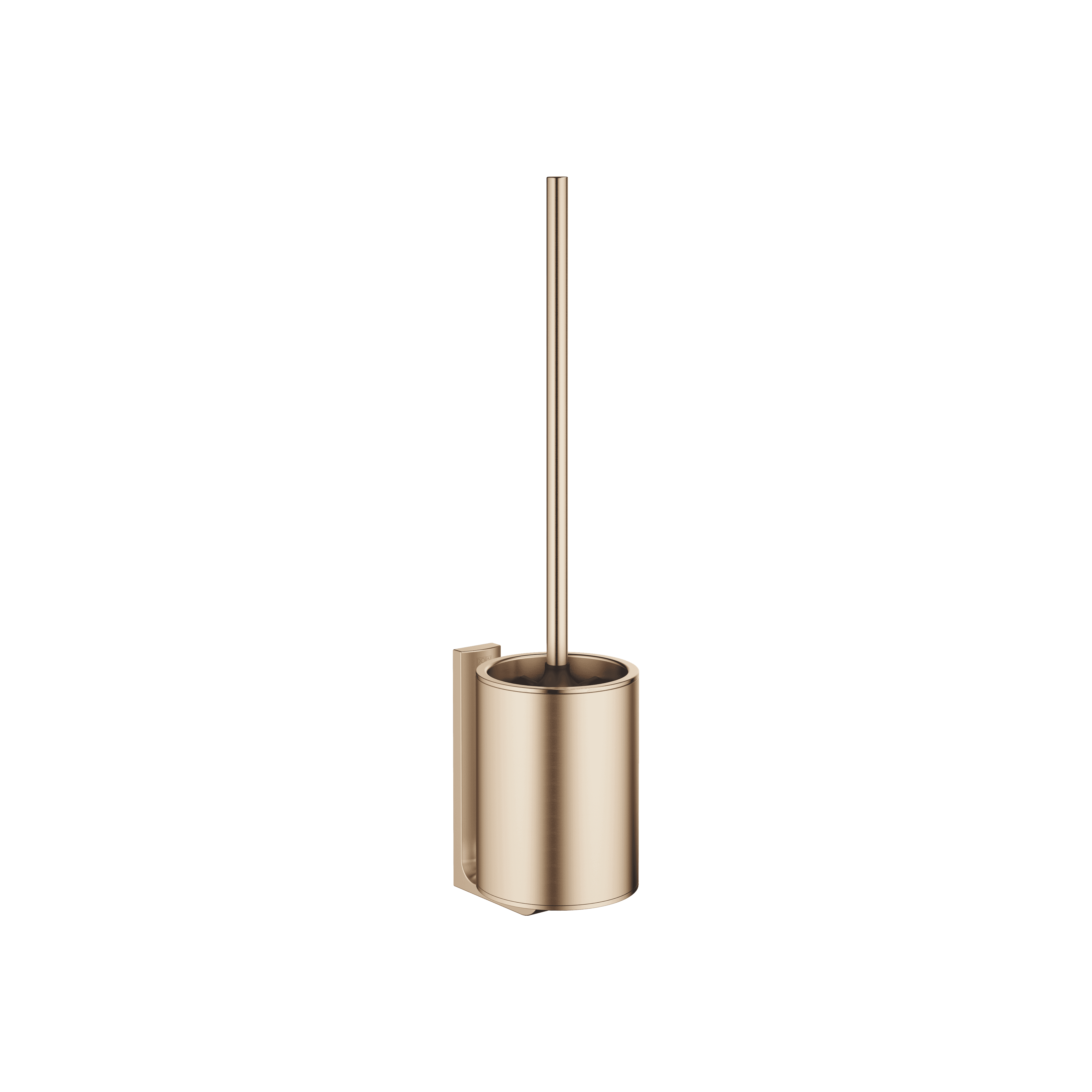 Toilet brush set in Brushed Light Gold (PVD)