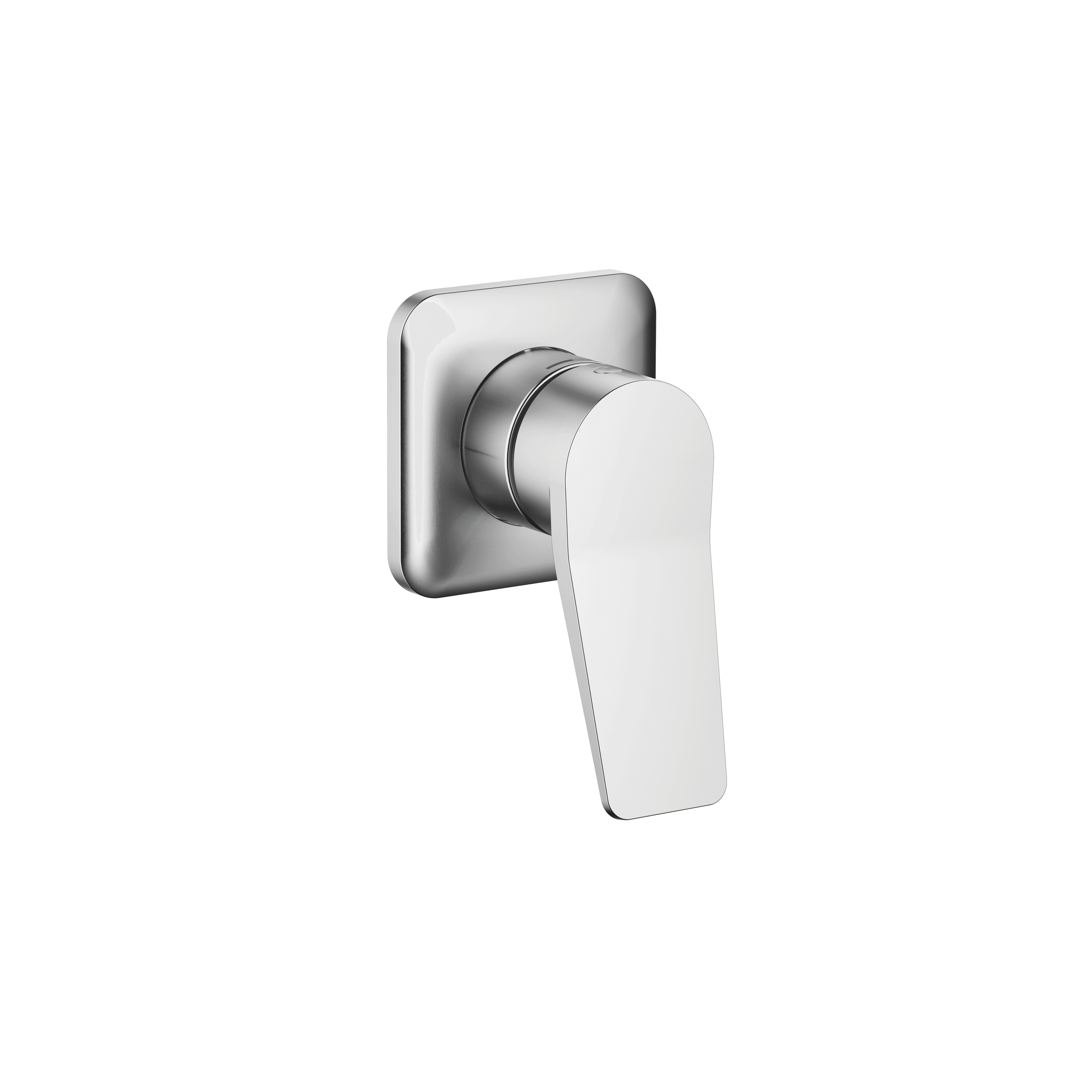 LISSÉ Concealed single-lever mixer with cover plate in Brushed Chrome