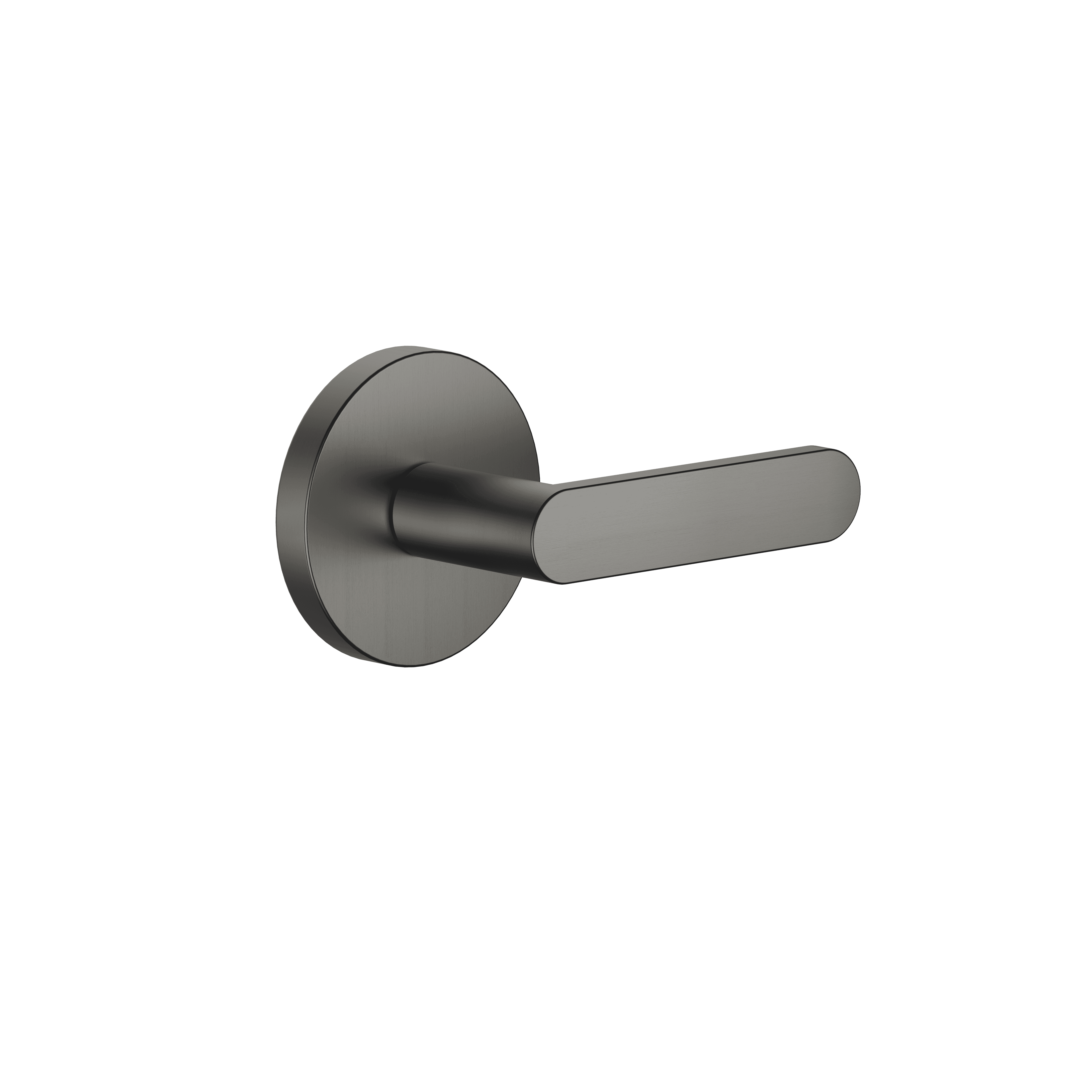 META Wall valve clockwise closing 3/4" in Brushed Dark Platinum