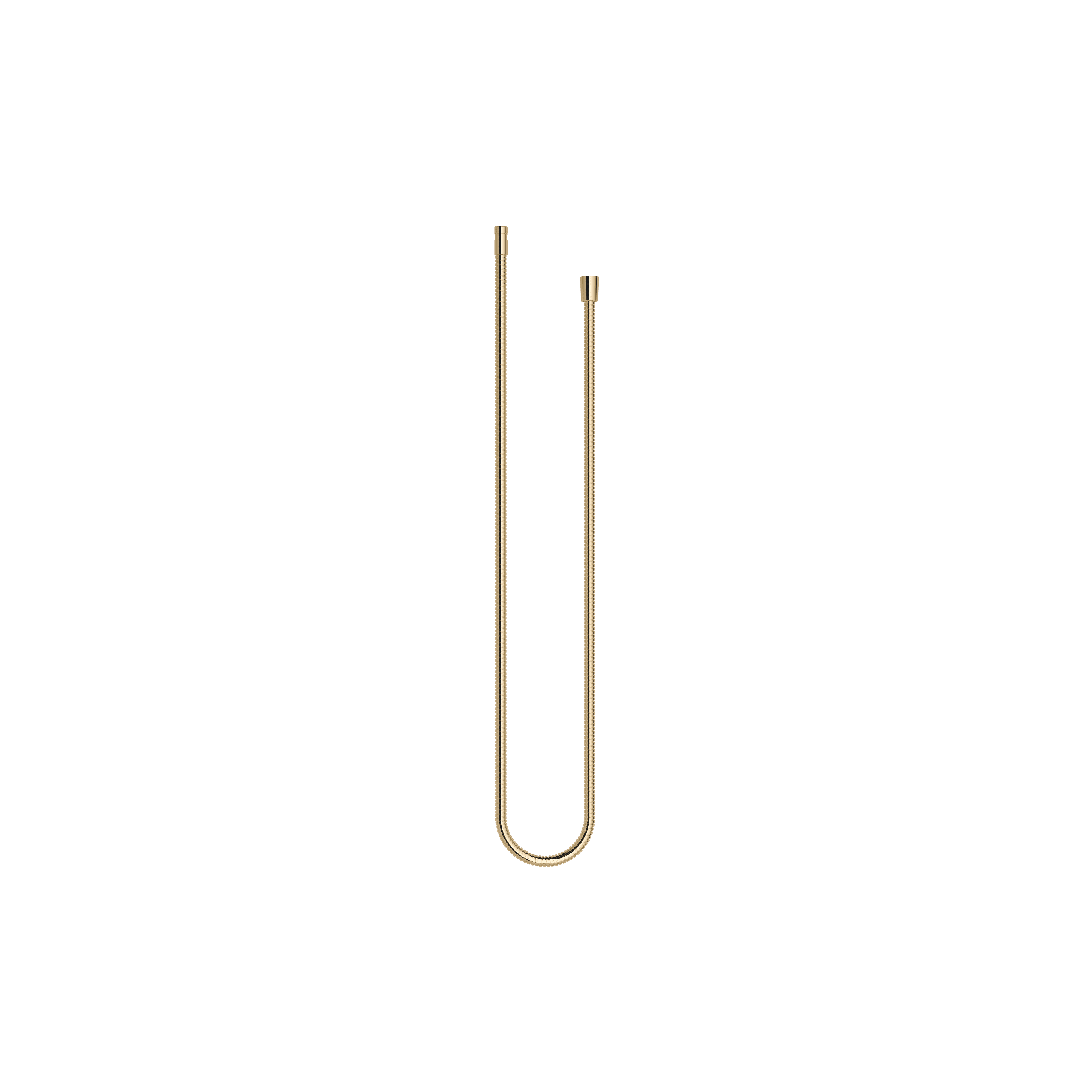 Metal shower hose 1/2" x 3/8" x 1750 mm in Durabrass (23kt Gold)