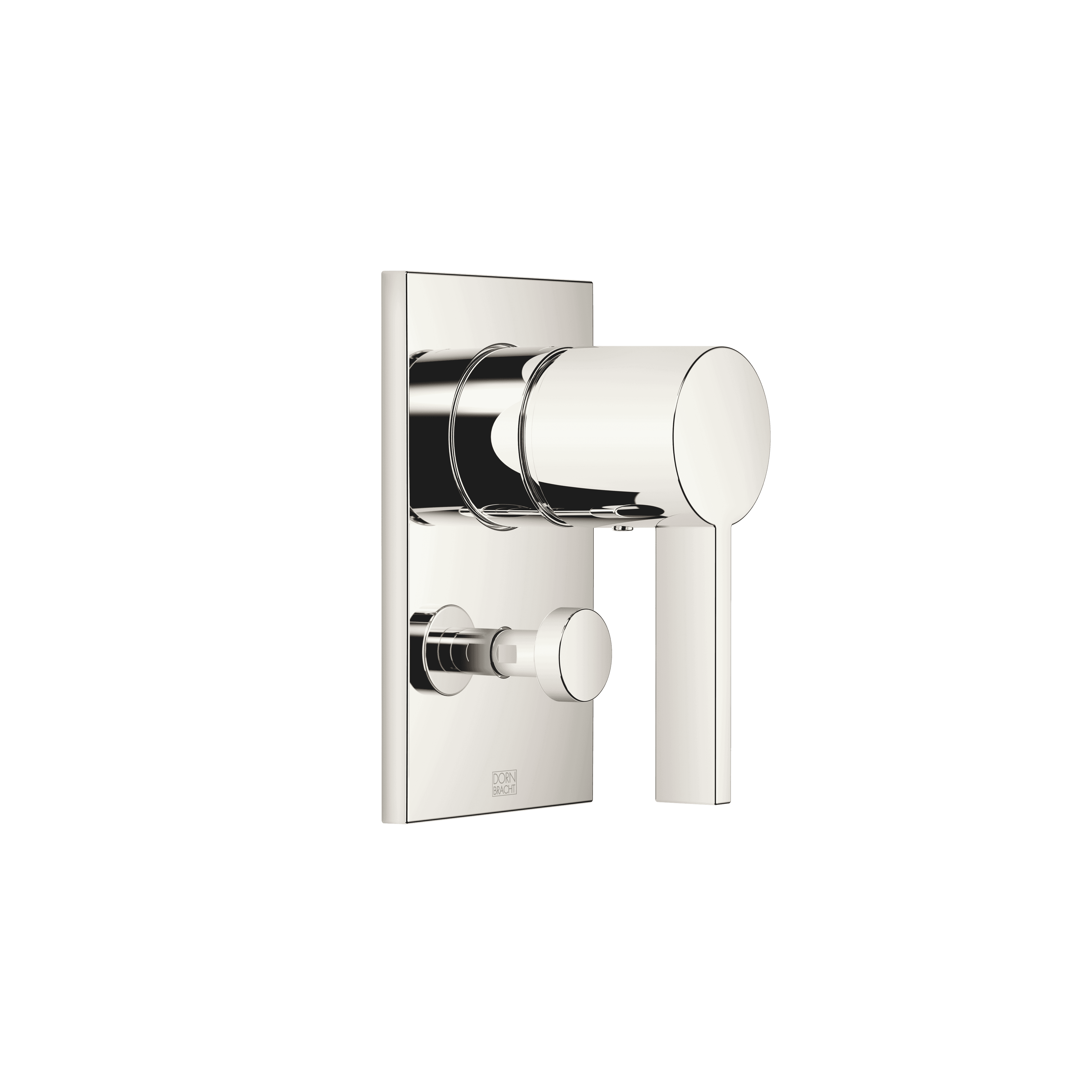 Concealed single-lever mixer with diverter in Platinum