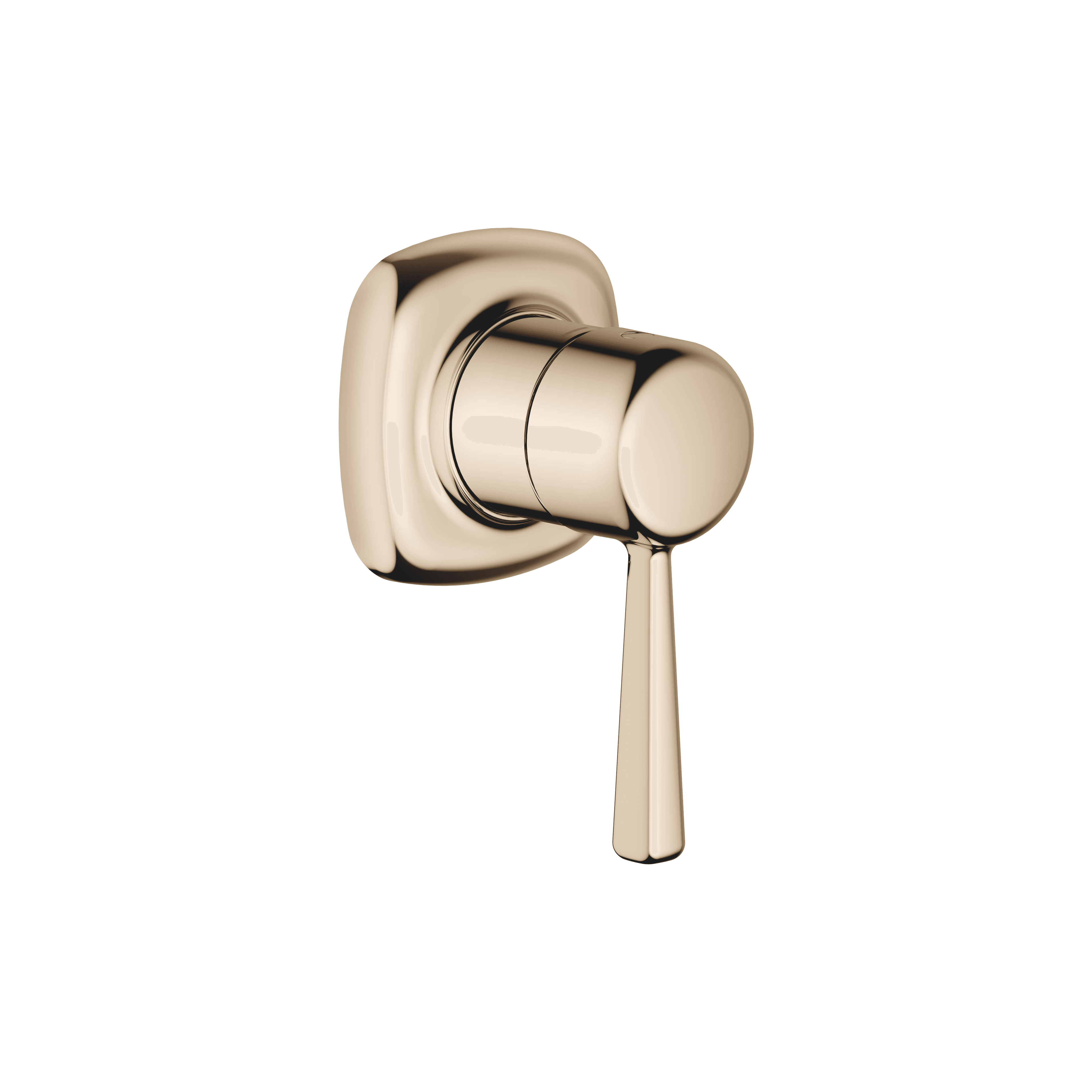 COYA Concealed single-lever mixer with cover plate in Champagne (22kt Gold)