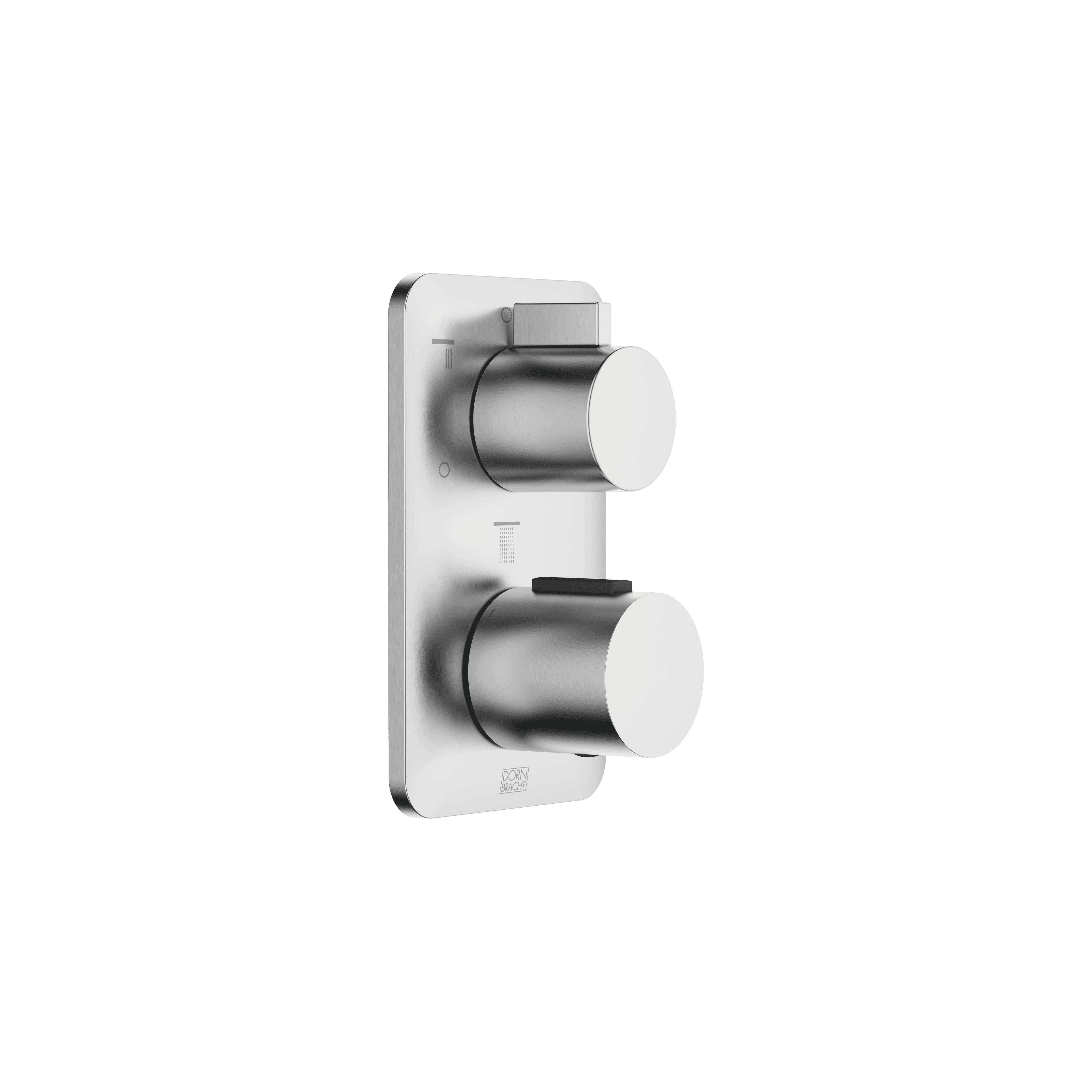 LISSÉ Concealed thermostat with three function volume control in Brushed Chrome