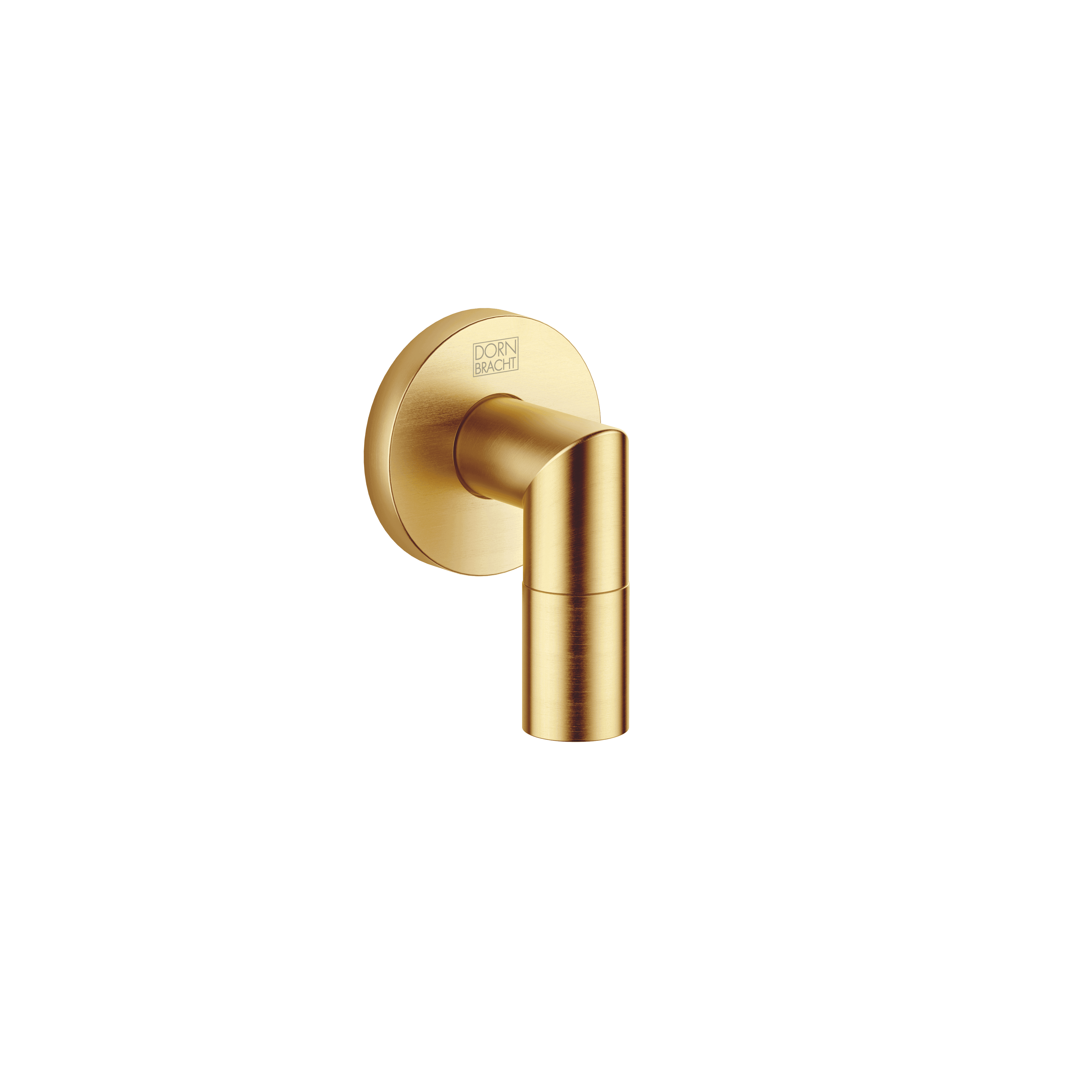 Wall elbow in Brushed Durabrass (23kt Gold)