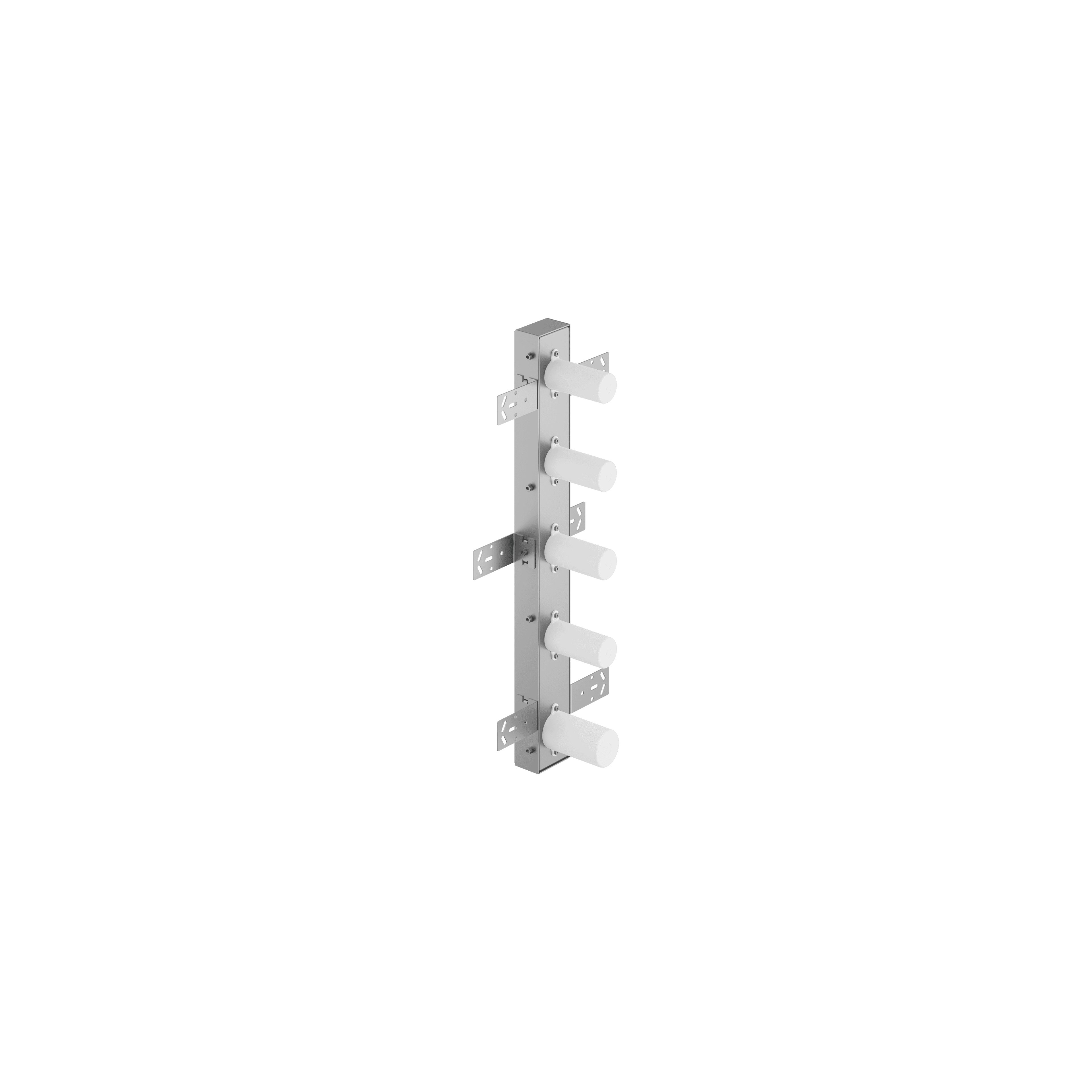 Concealed wall installation box for towel warmer , 4-fold , with control element - in Standard finish