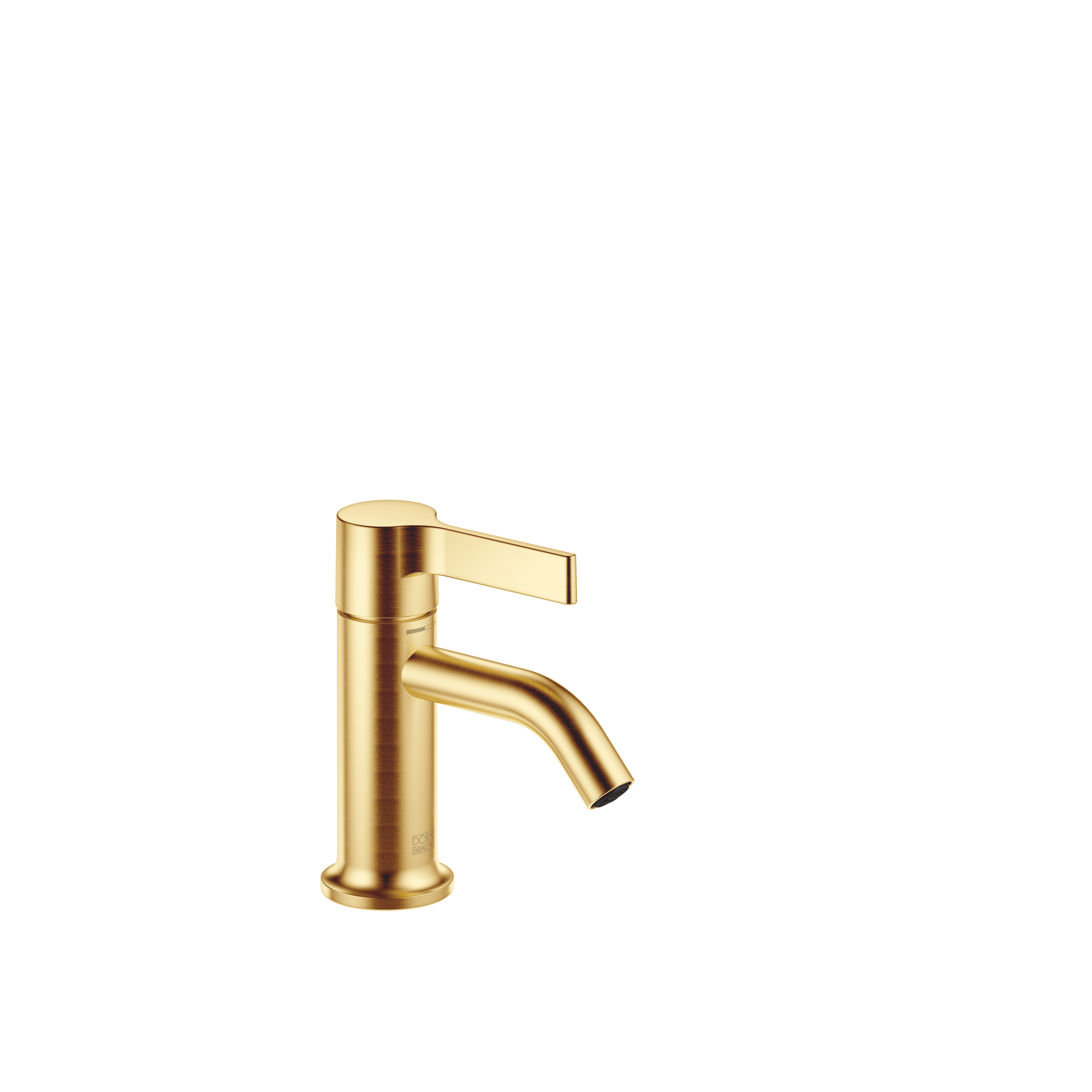 VAIA Single-lever basin mixer with pop-up waste in Brushed Durabrass (23kt Gold)