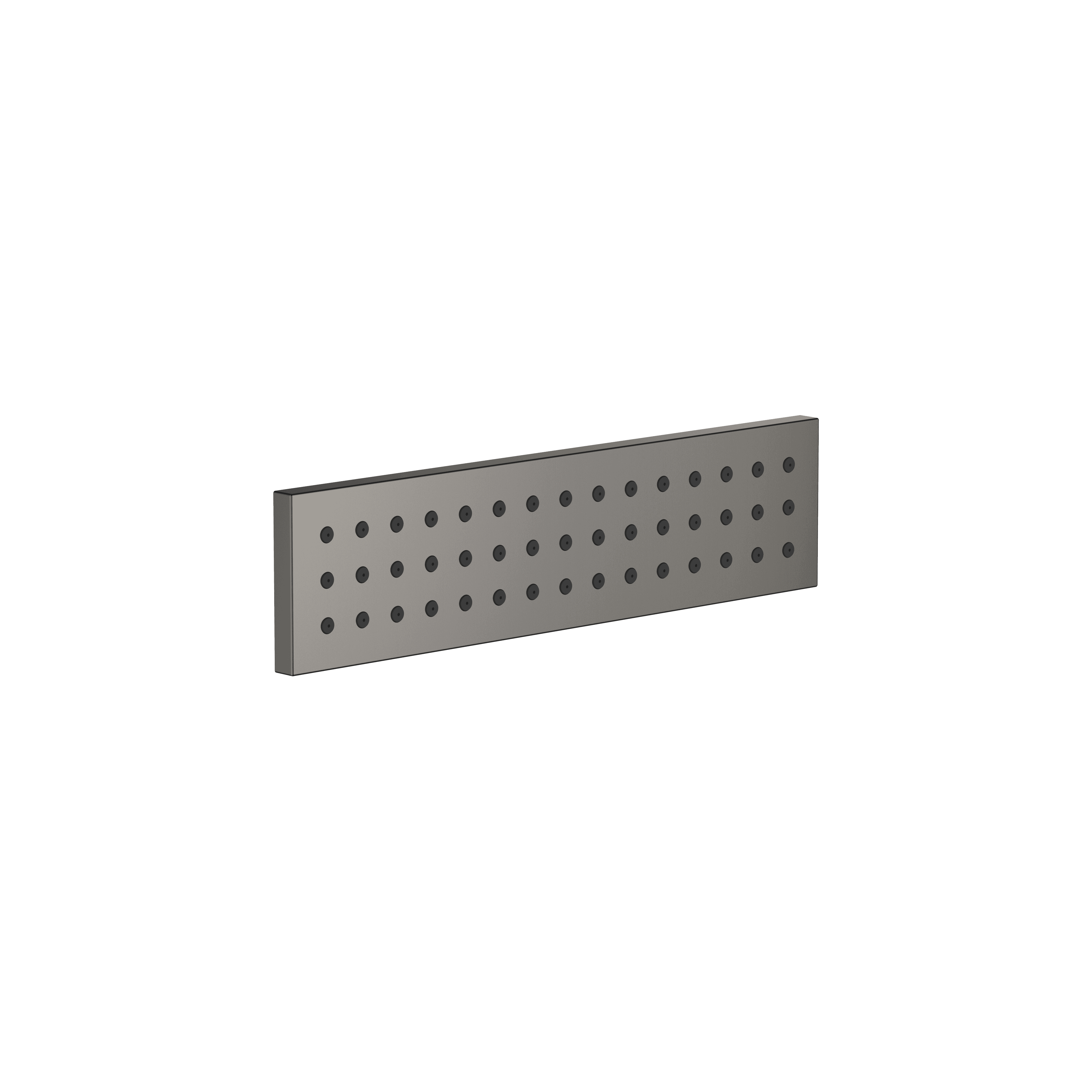 WATER BAR Concealed body spray in Brushed Dark Platinum