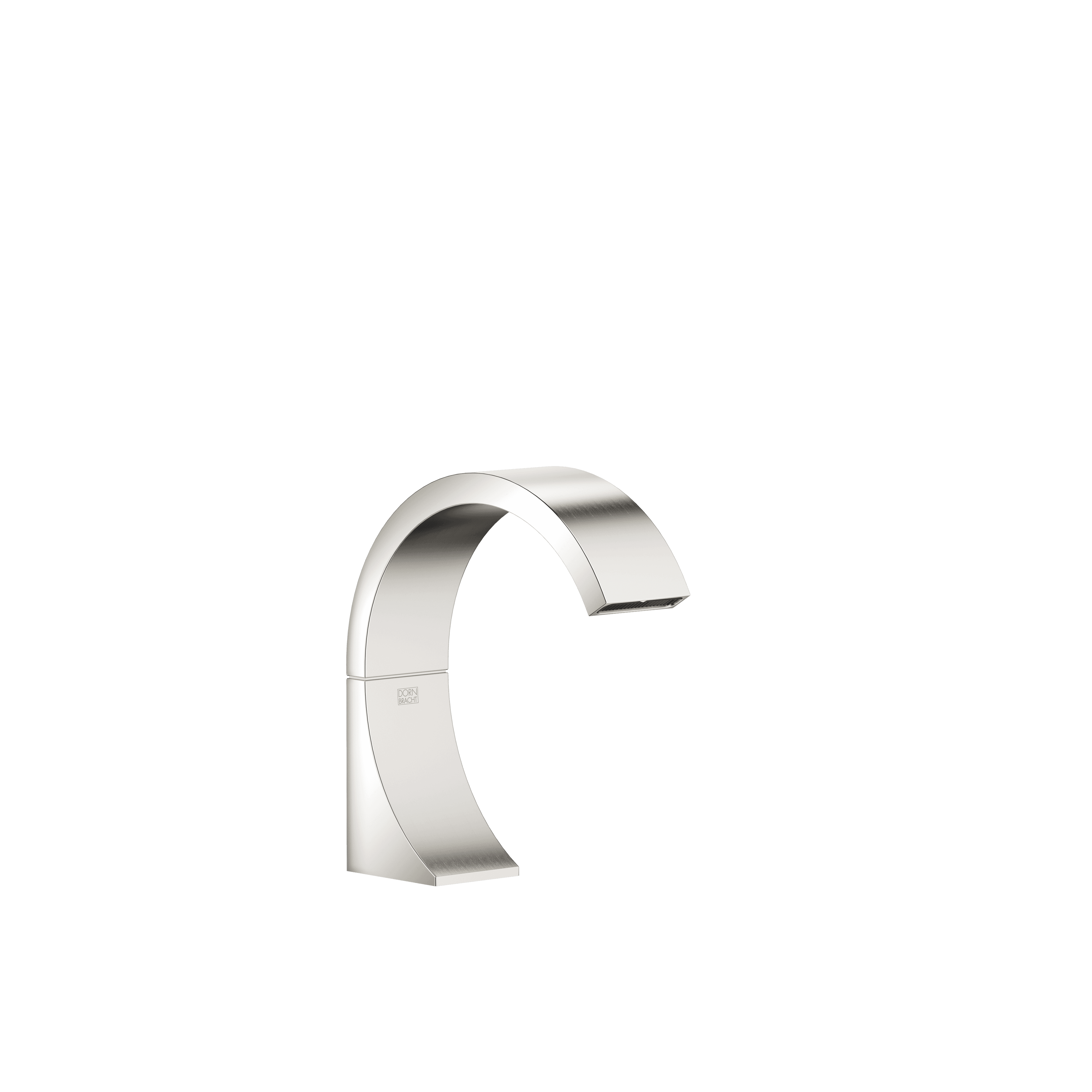 CYO Deck-mounted basin spout without pop-up waste in Platinum / Brushed Platinum