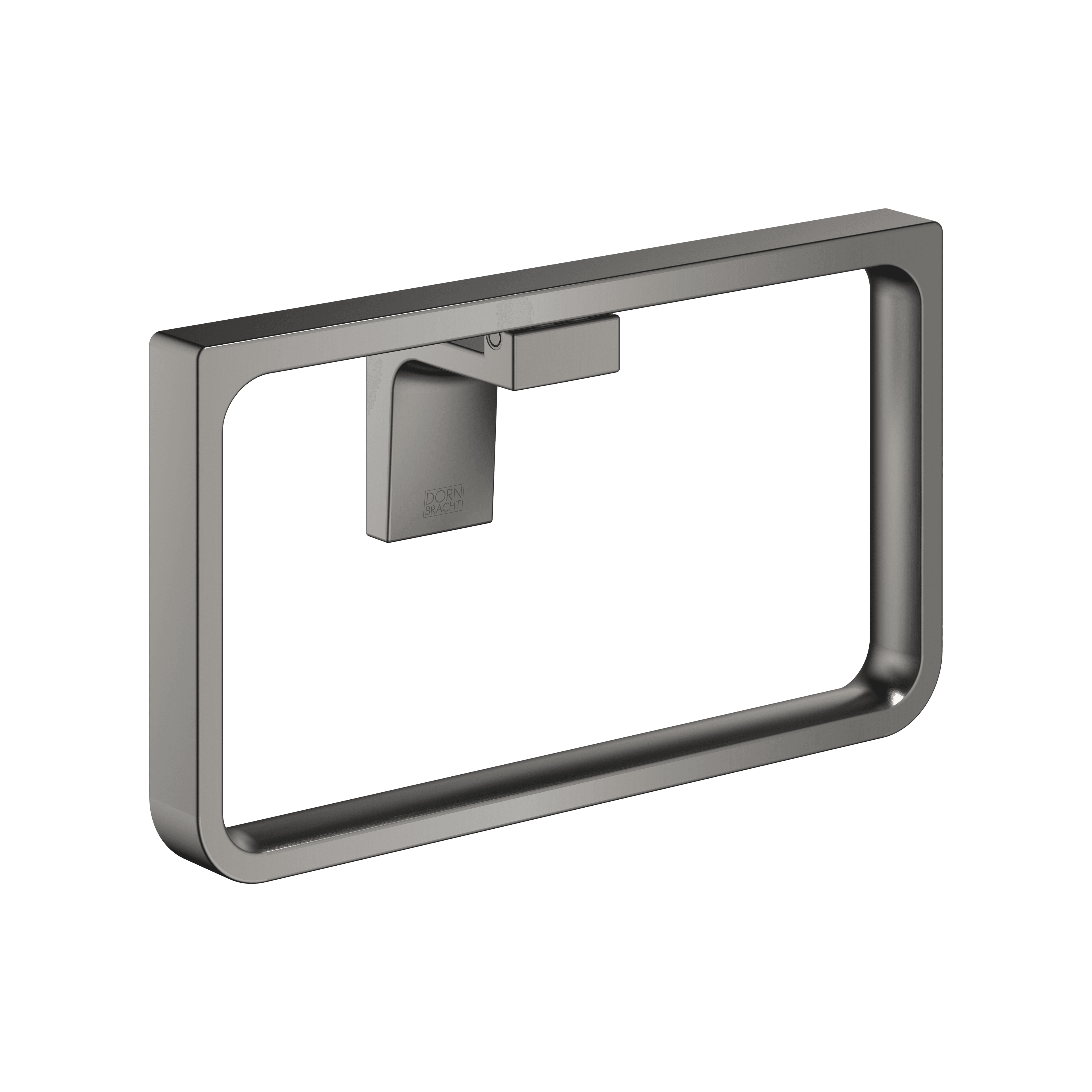 Towel ring in Brushed Dark Platinum