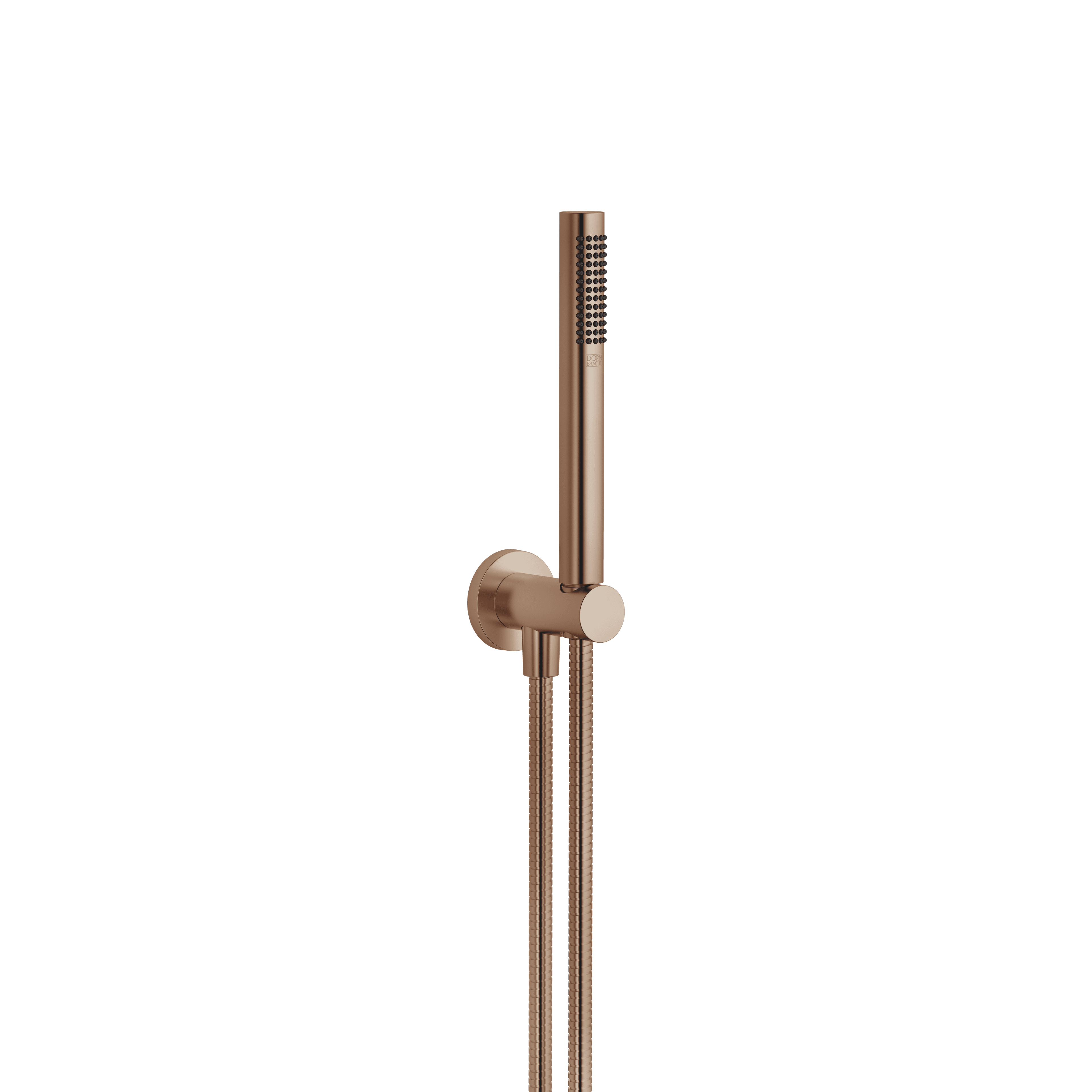 Hand shower set with integrated shower holder FlowReduce in Brushed Bronze (PVD)