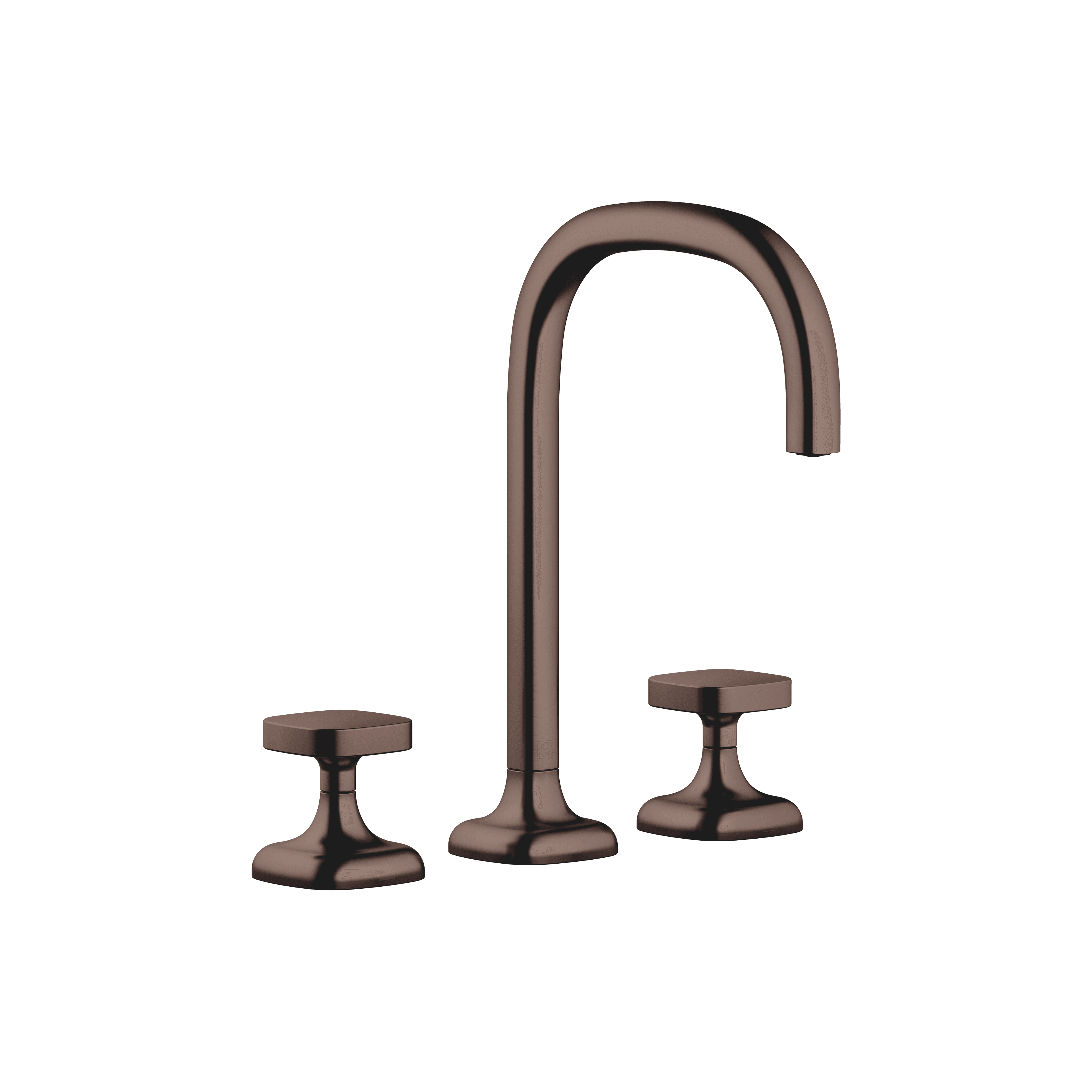 COYA Three-hole basin mixer in Brushed Dark Bronze (PVD)