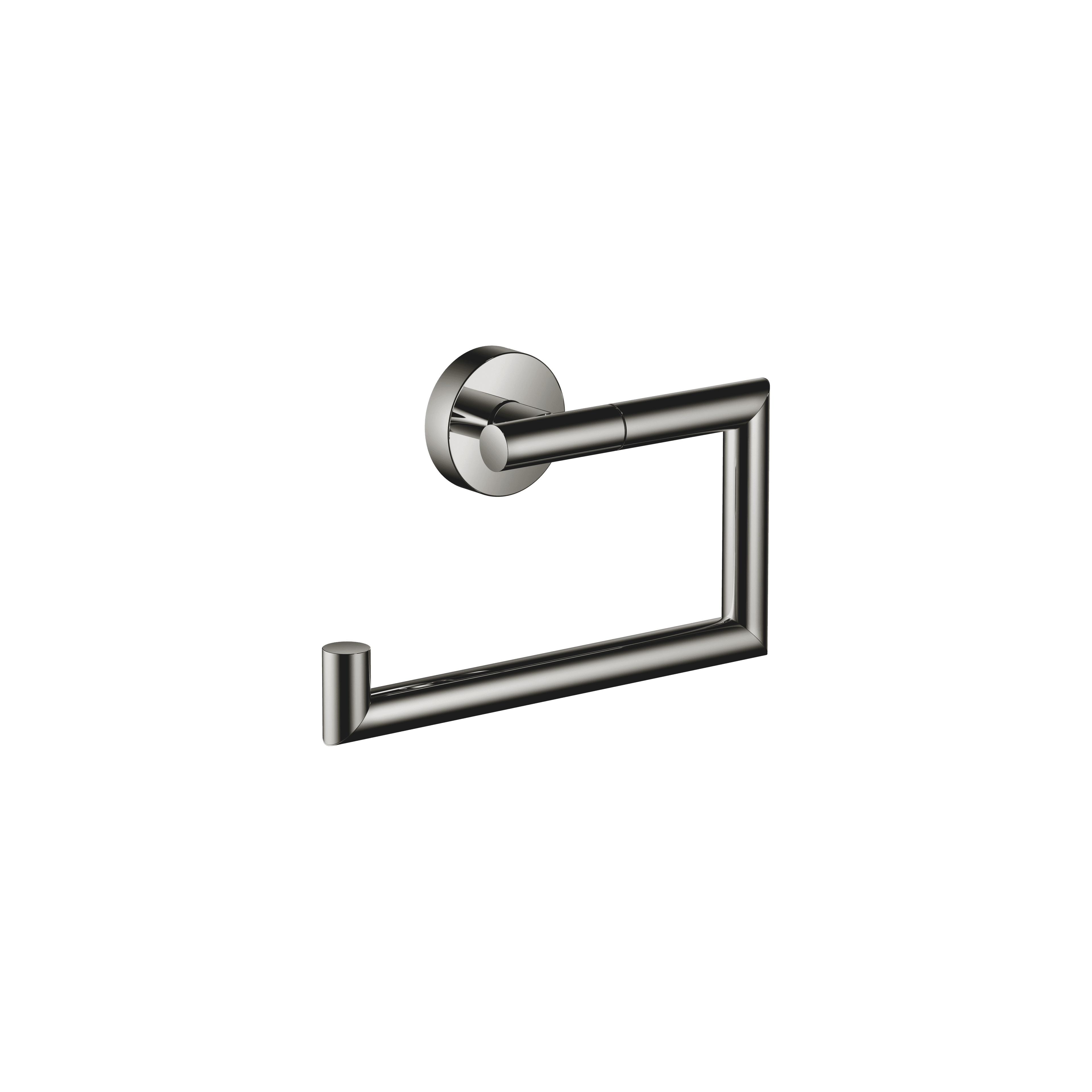 Tissue holder without cover in Dark Chrome