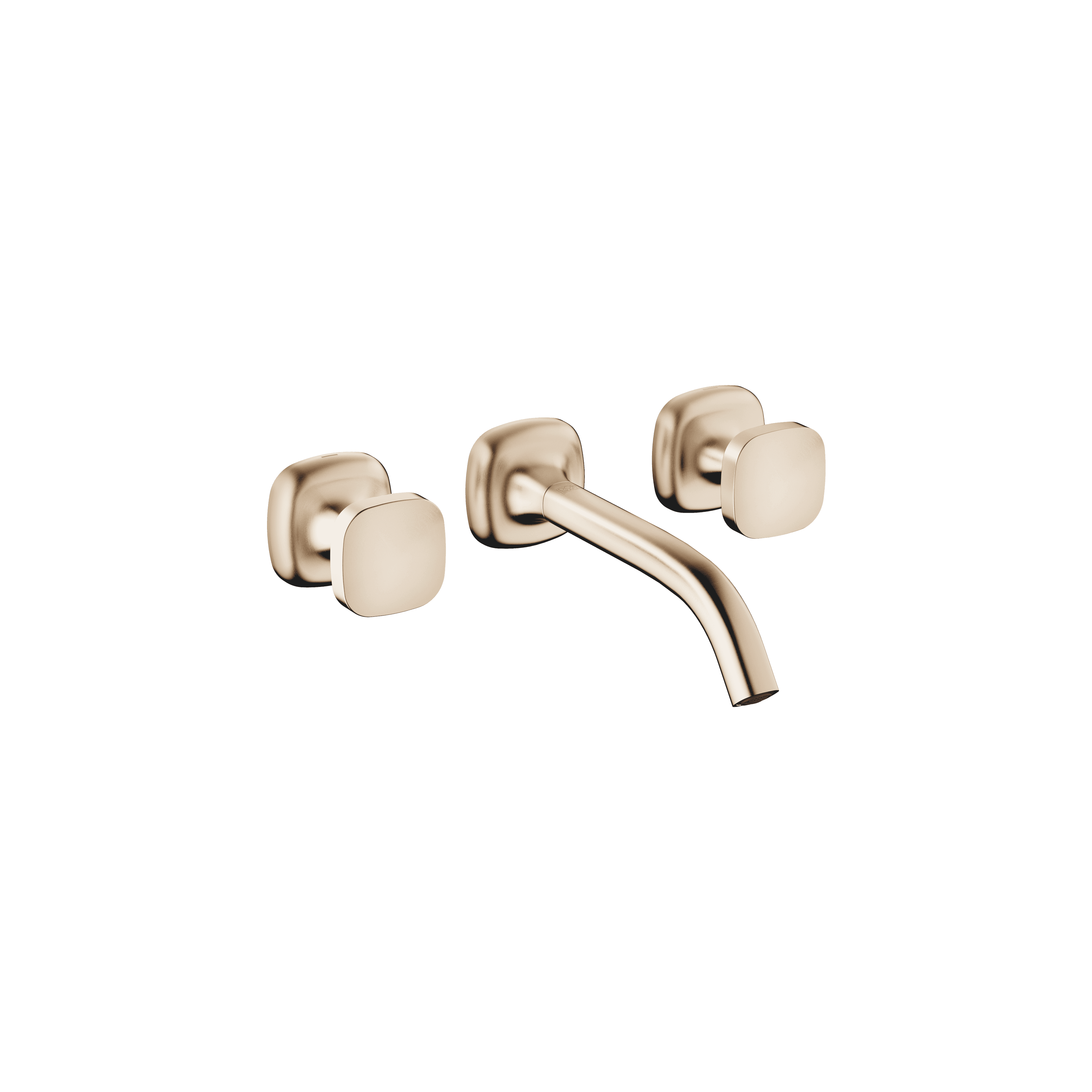 COYA Wall-mounted basin mixer without pop-up waste in Brushed Champagne (22kt Gold)