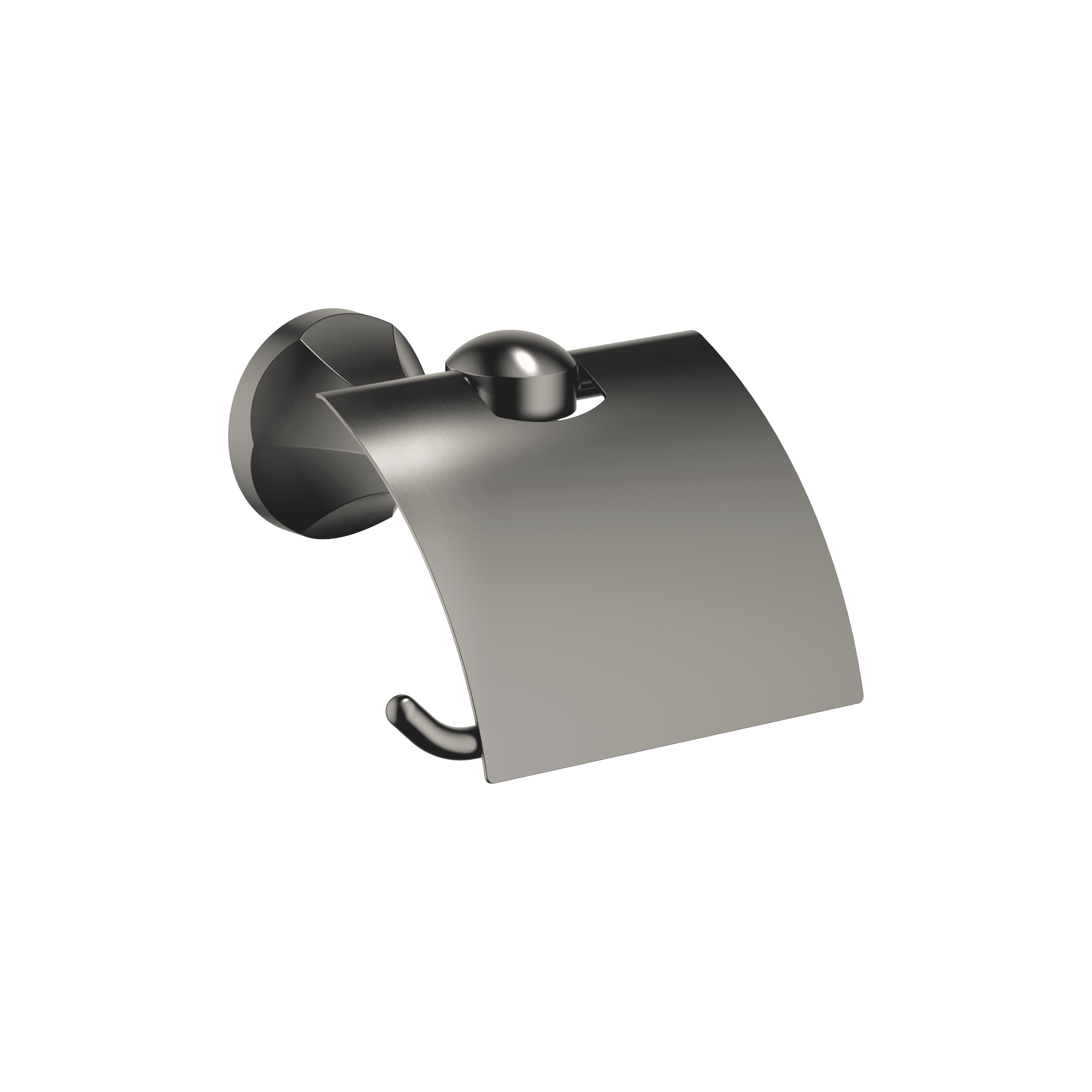 MADISON Tissue holder with cover in Brushed Dark Platinum